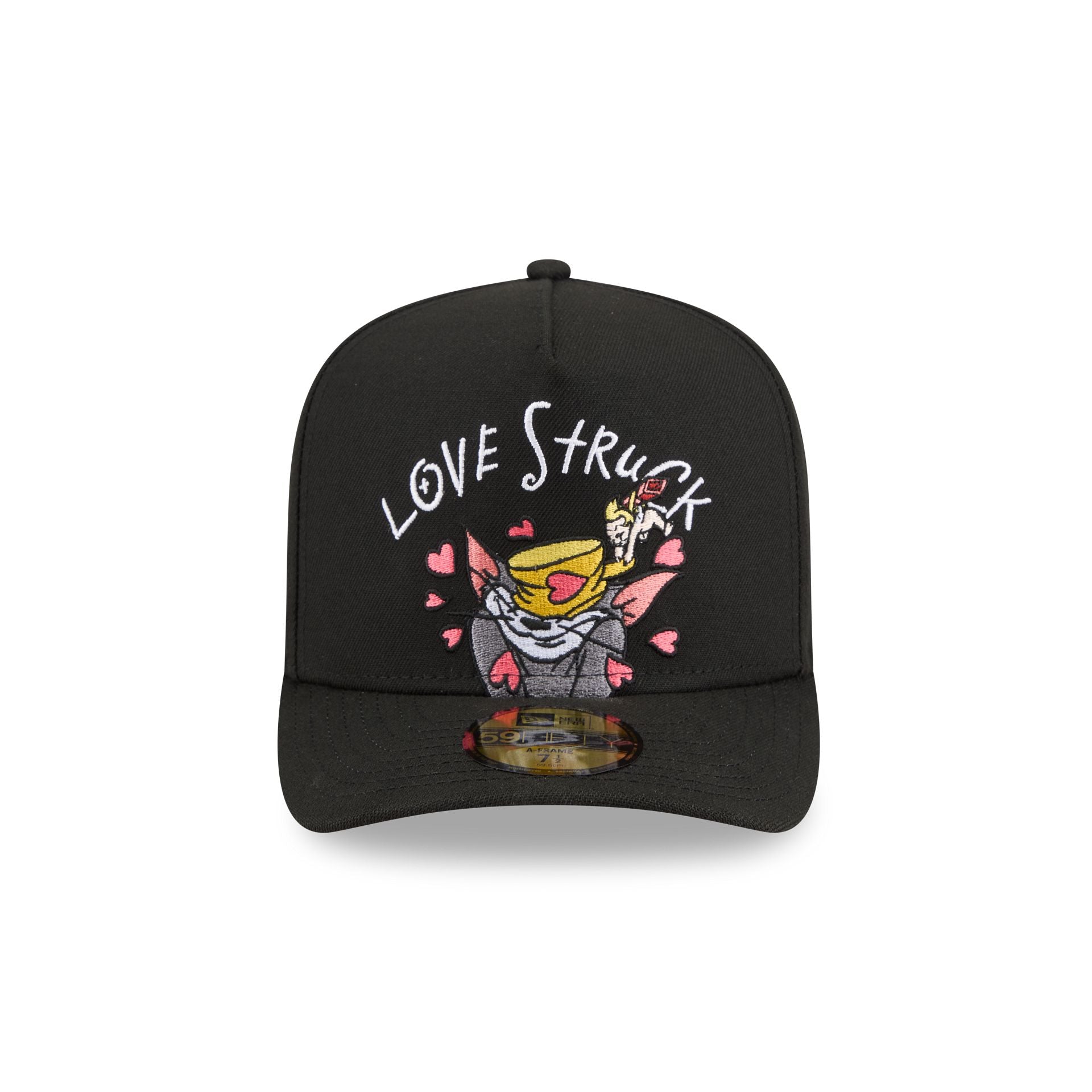 Alternative view of Tom And Jerry Love Struck 59Fifty A-Frame Fitted Hat