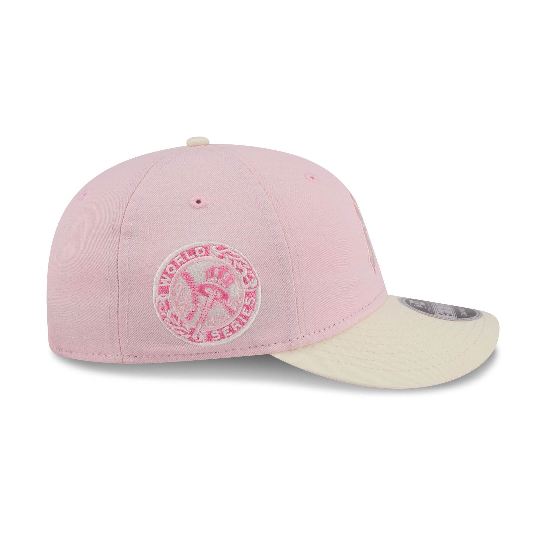 New York Yankees Light Pink Retro Crown 9Fifty Snapback Hat - Image 4