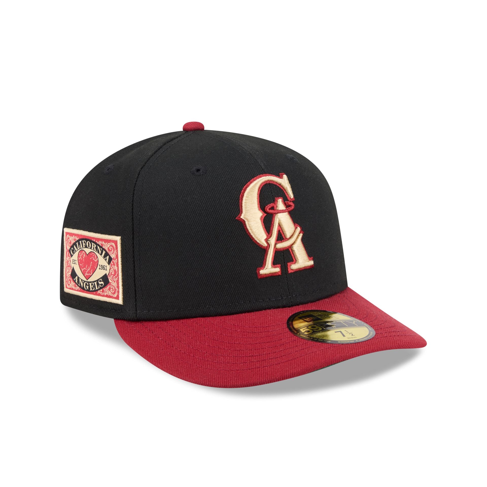 Los Angeles Angels Team Cards 59Fifty Fitted Hat