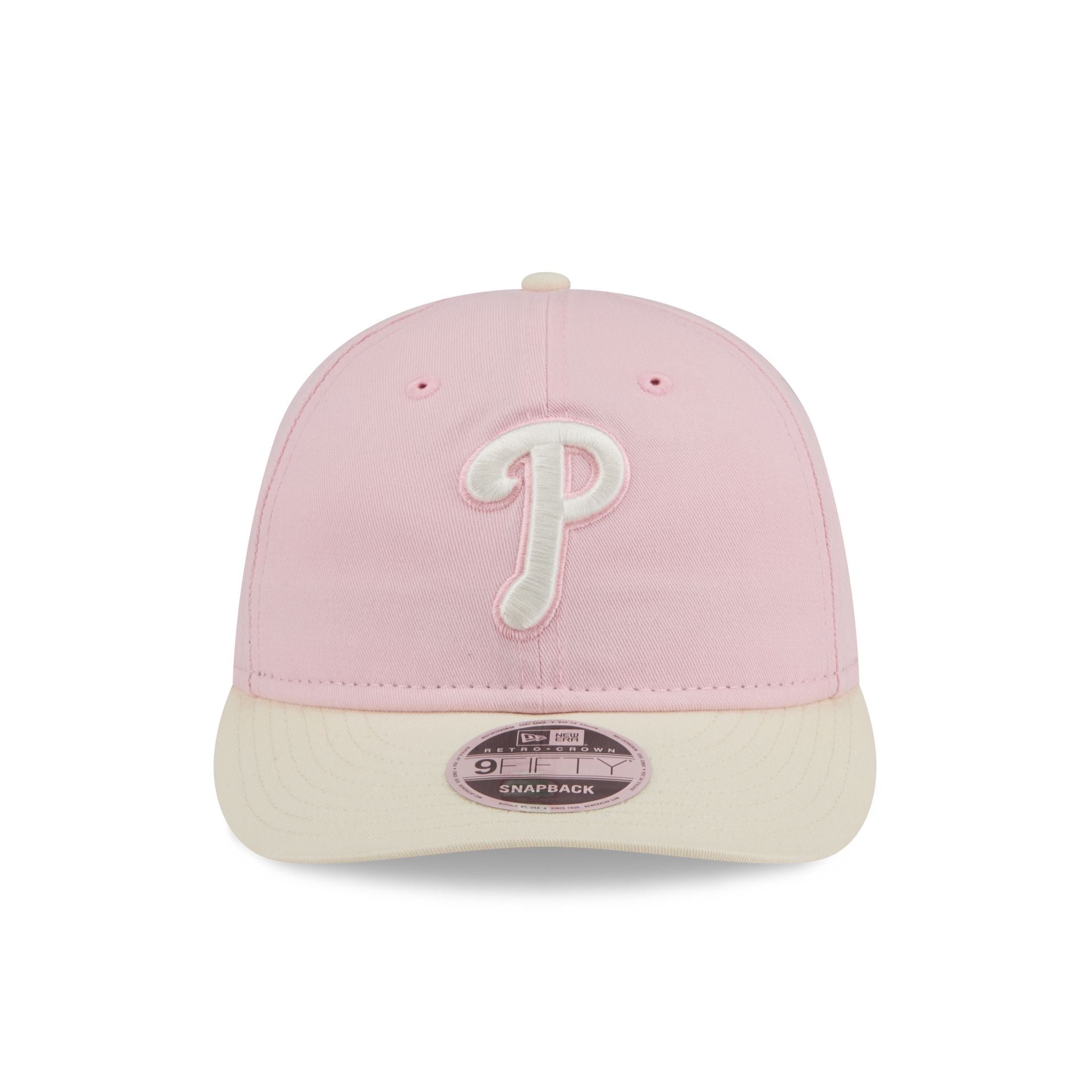 Alternative view of Philadelphia Phillies Light Pink Retro Crown 9Fifty Snapback Hat