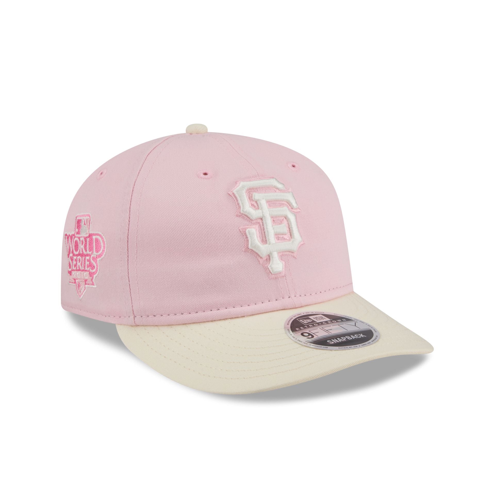San Francisco Giants Light Pink Retro Crown 9Fifty Snapback Hat