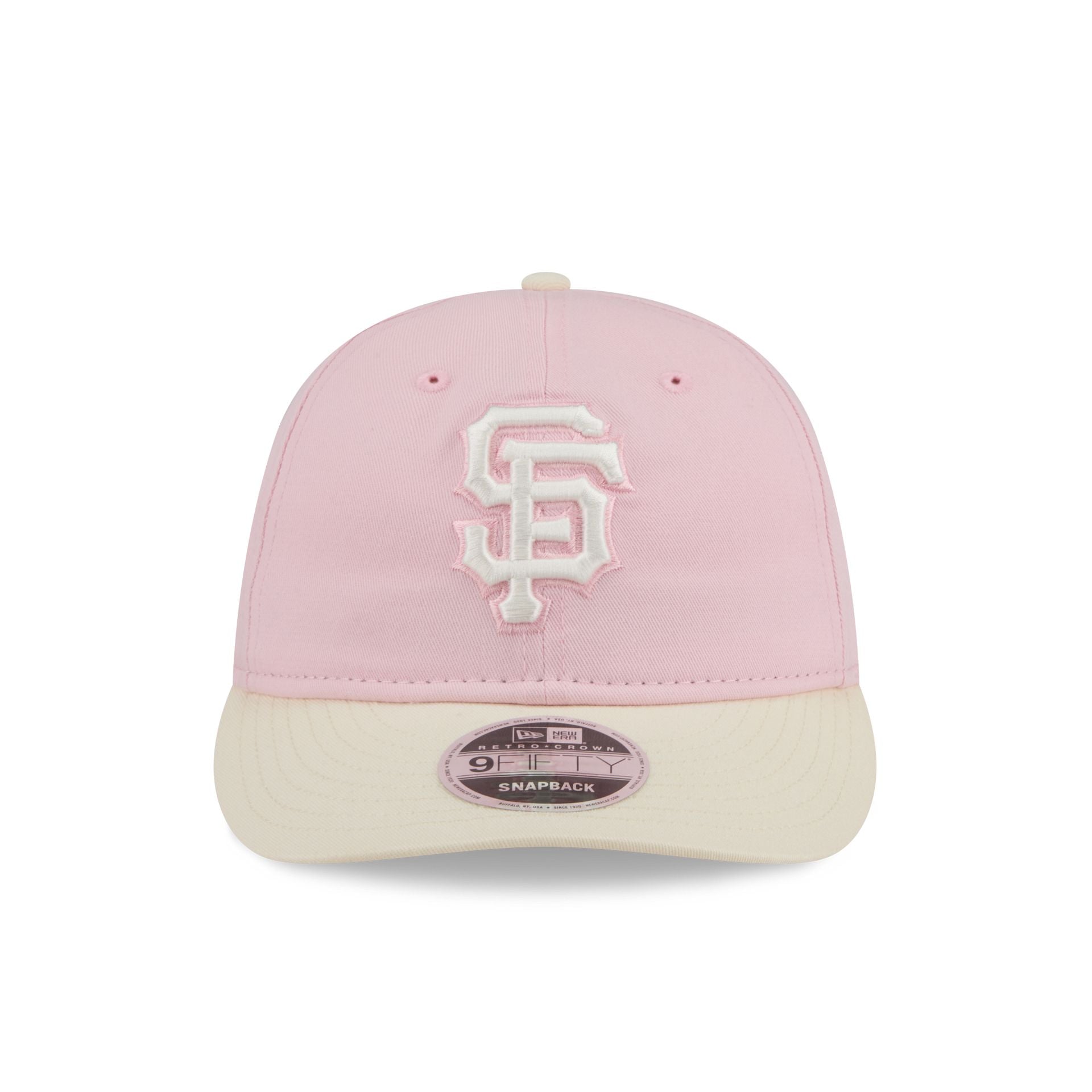 Alternative view of San Francisco Giants Light Pink Retro Crown 9Fifty Snapback Hat