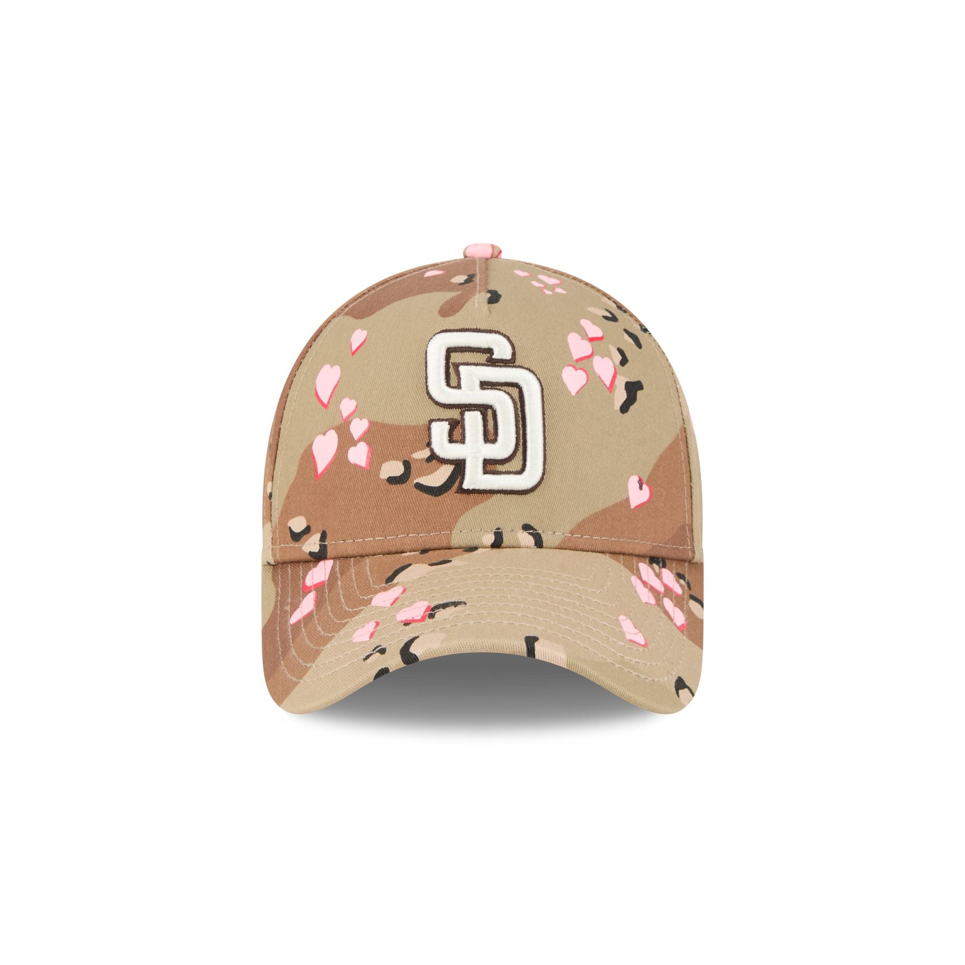 Alternative view of San Diego Padres Camo Hearts 9Forty A-Frame Snapback Hat