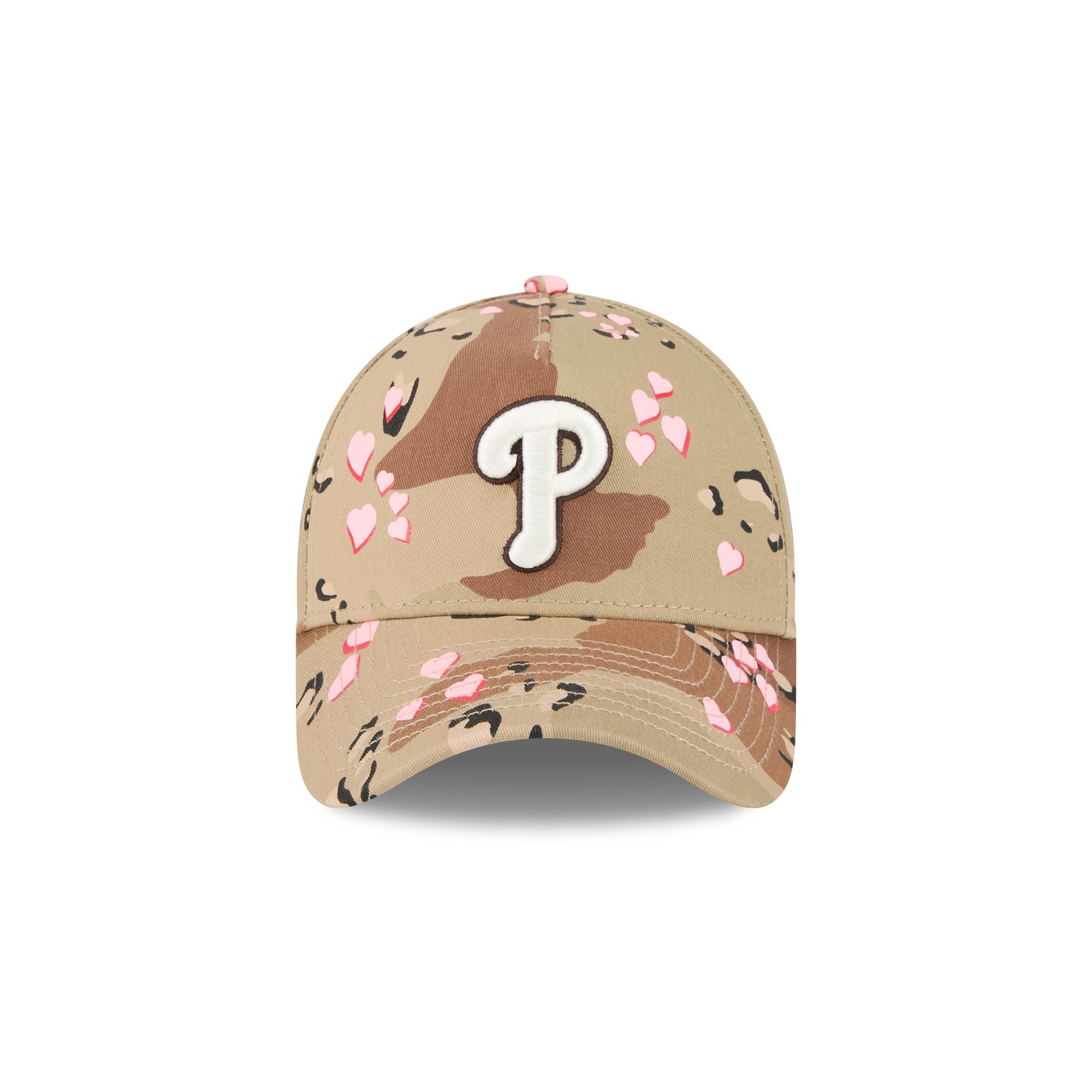 Alternative view of Philadelphia Phillies Camo Hearts 9Forty A-Frame Snapback Hat