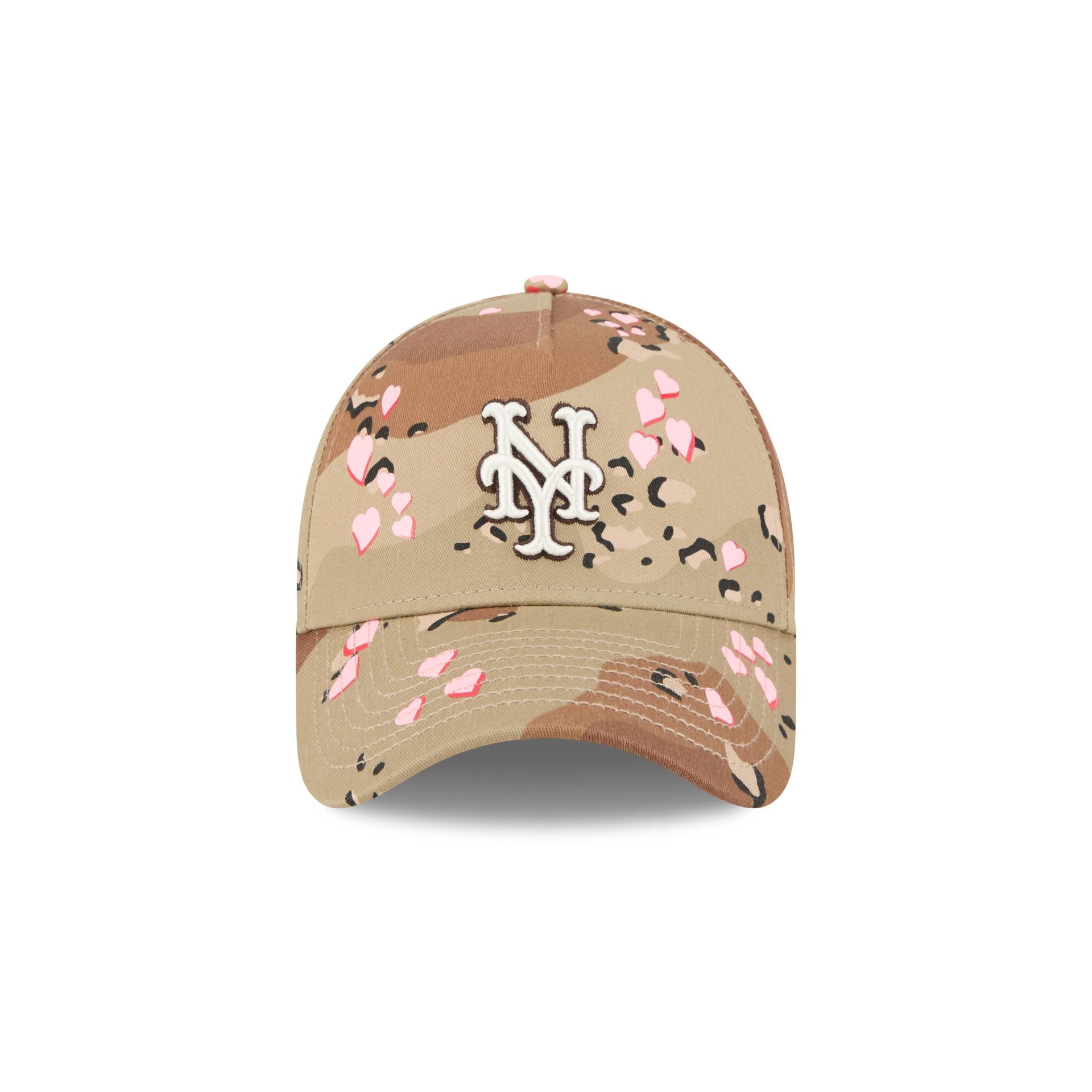 Alternative view of New York Mets Camo Hearts 9Forty A-Frame Snapback Hat