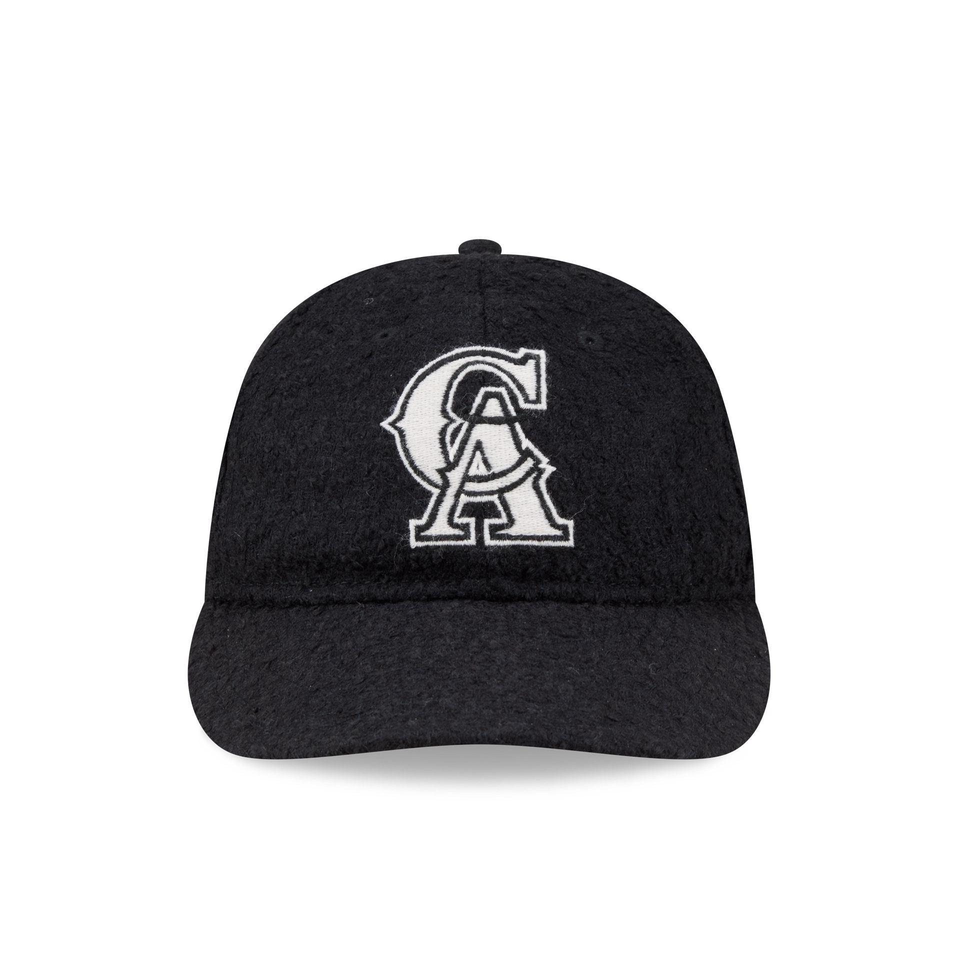 Alternative view of Los Angeles Angels Navy Merino & Cashmere Moon Retro Crown 9Fifty Adjustable Hat