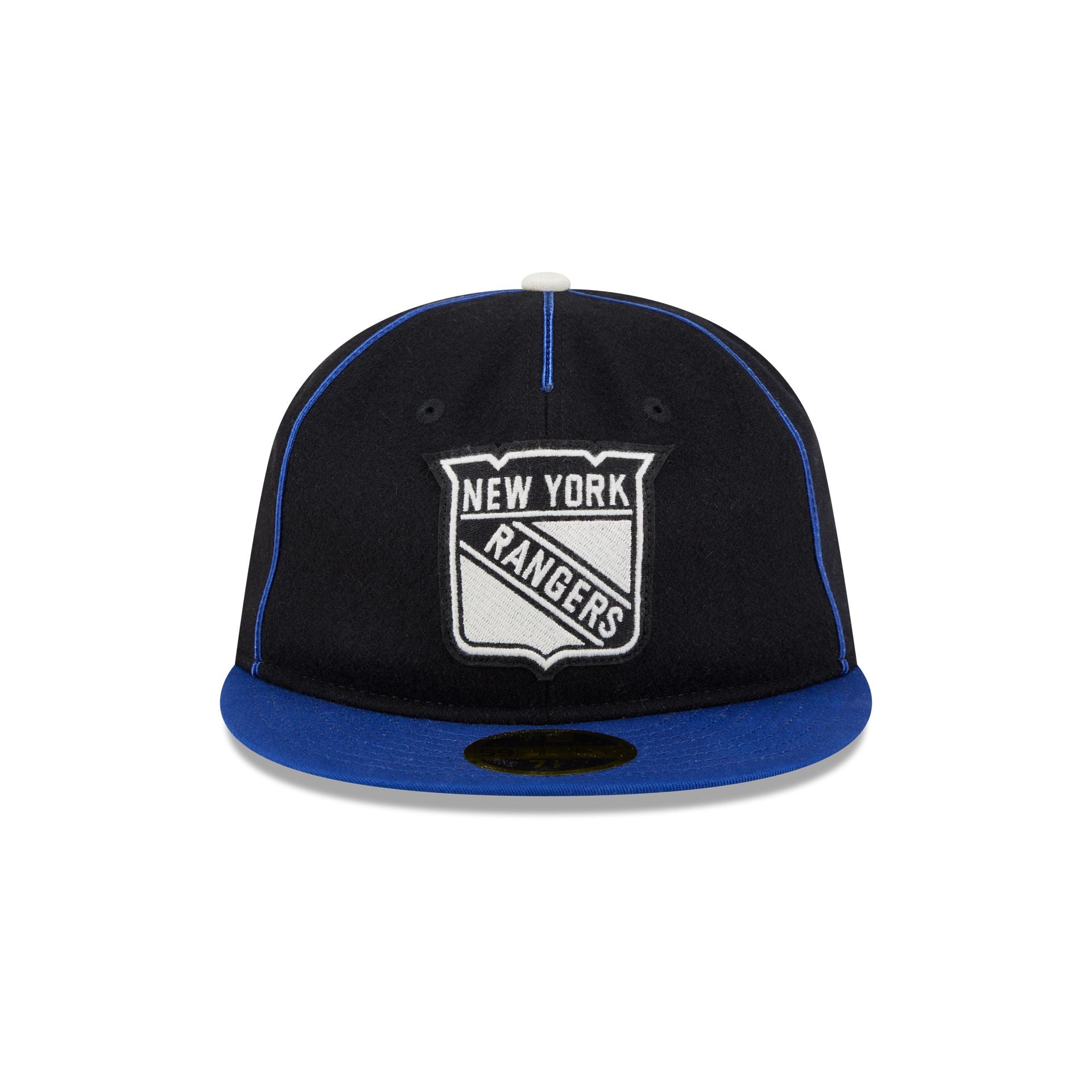 Alternative view of New York Rangers Felt Logo Retro Crown 59Fifty Fitted Hat
