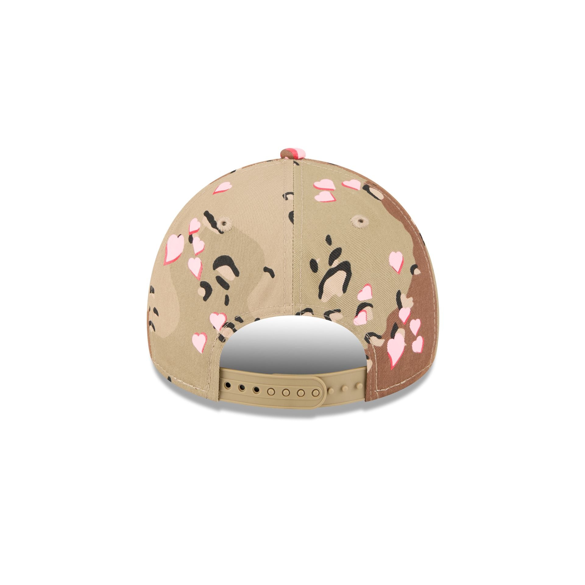 Texas Rangers Camo Hearts 9Forty A-Frame Snapback Hat - Image 6