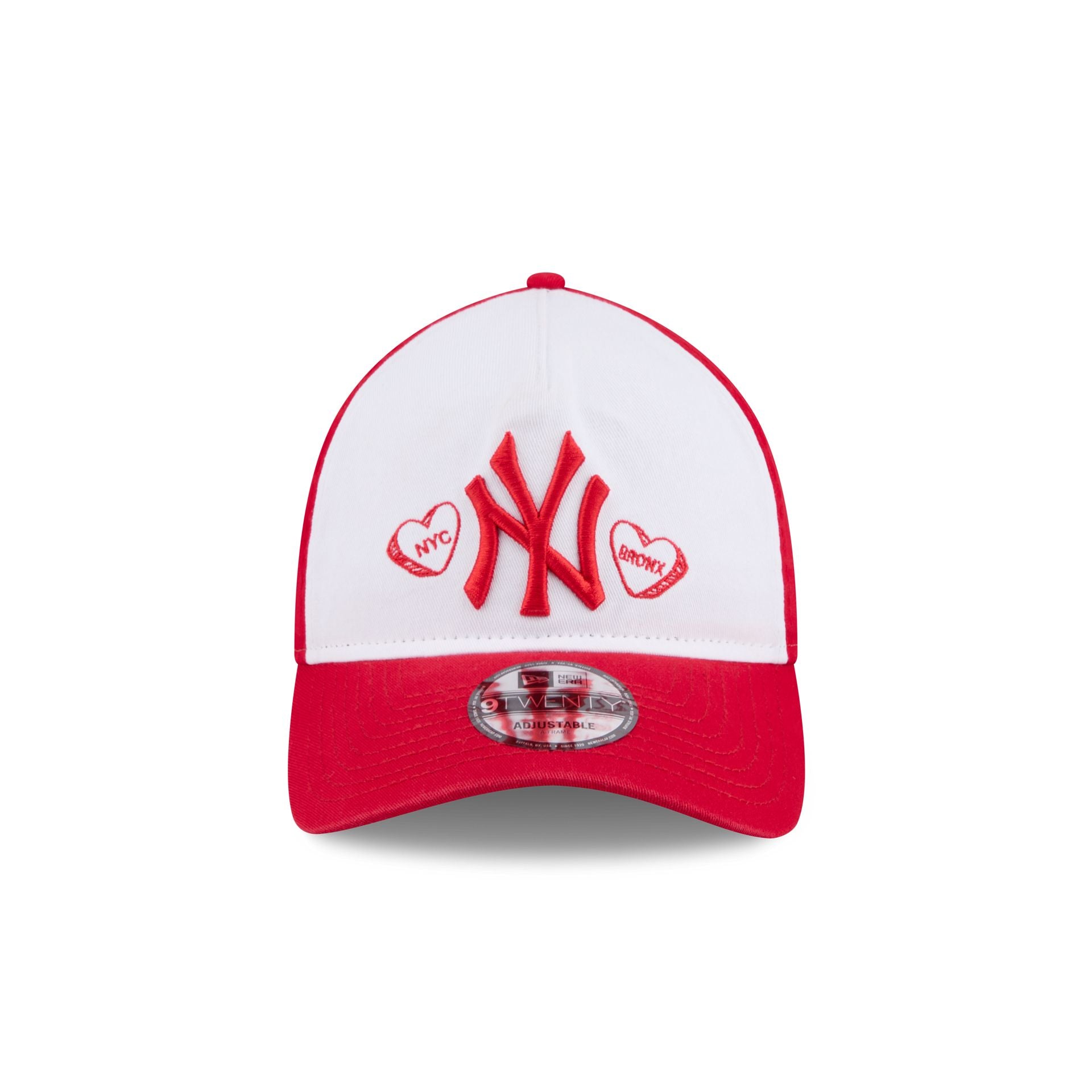 Alternative view of New York Yankees Conversation Hearts 9Twenty A-Frame Adjustable Hat