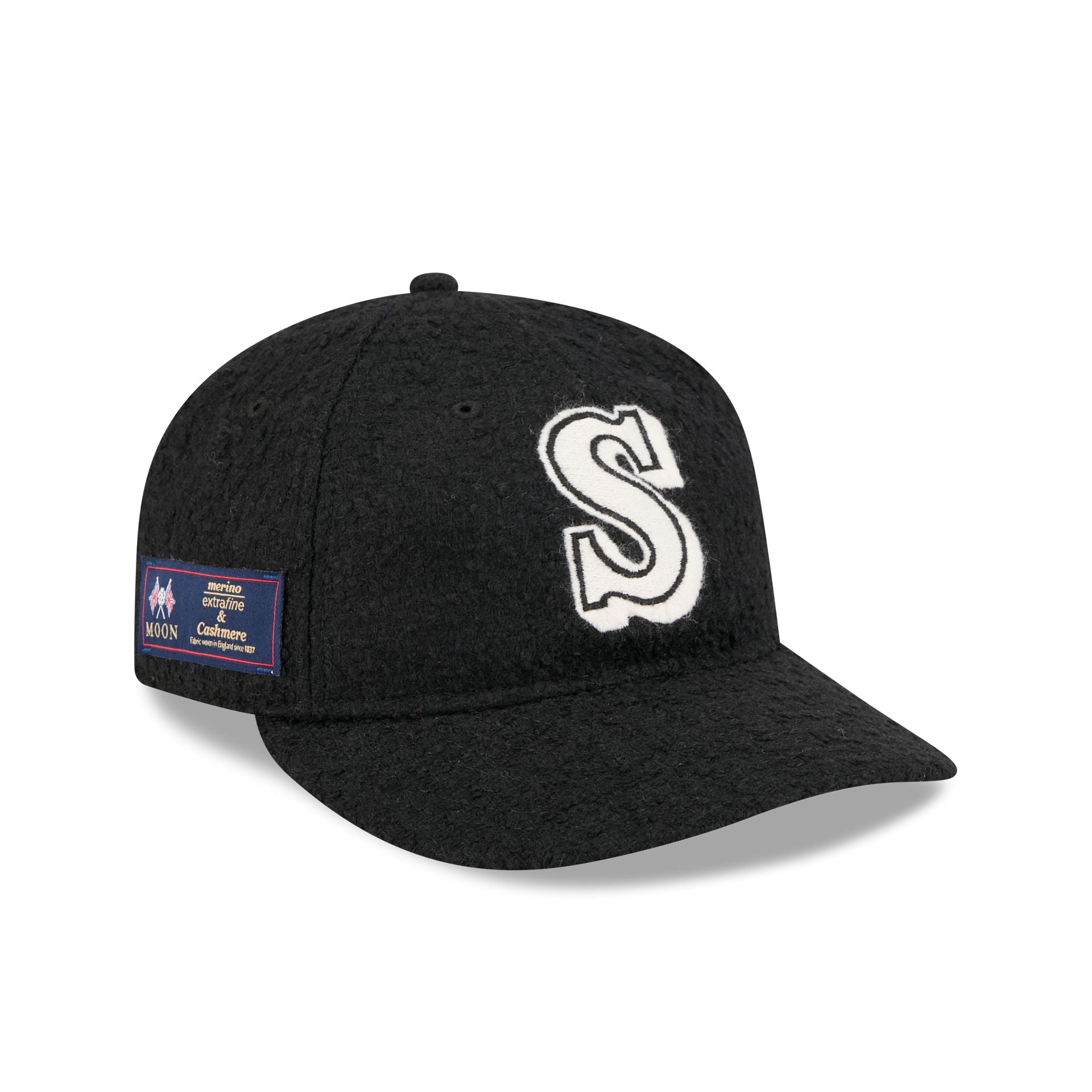 Seattle Mariners Navy Merino & Cashmere Moon Retro Crown 9Fifty Adjustable Hat