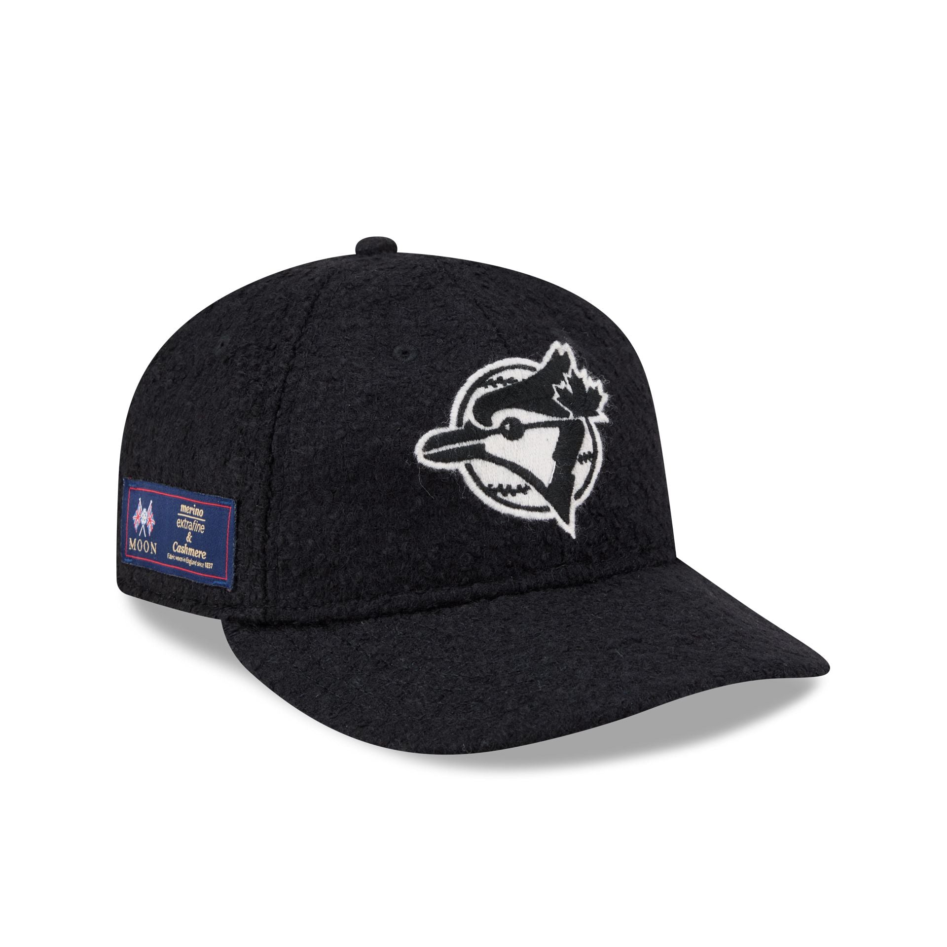 Toronto Blue Jays Navy Merino & Cashmere Moon Retro Crown 9Fifty Adjustable Hat