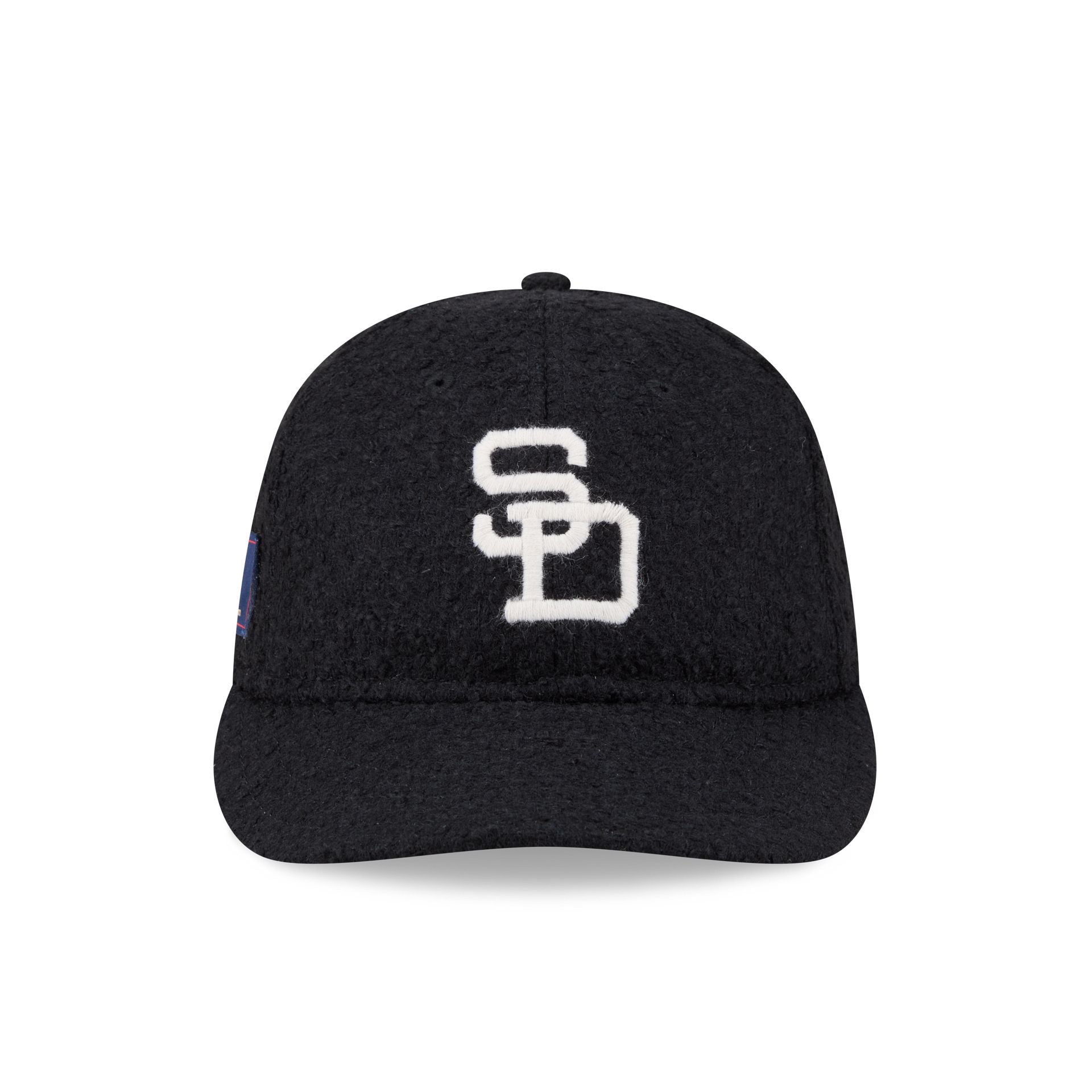 Alternative view of San Diego Padres Navy Merino & Cashmere Moon Retro Crown 9Fifty Adjustable Hat