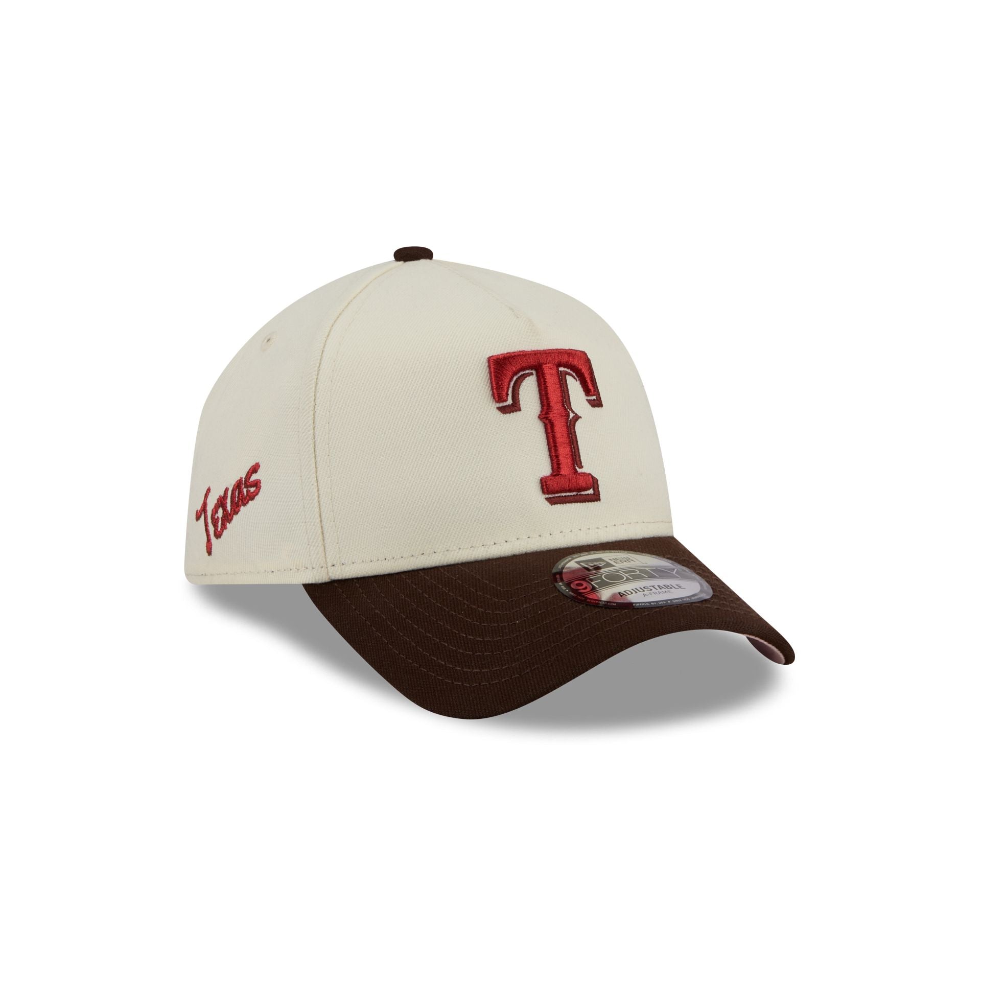 Texas Rangers City Script 9Forty A-Frame Snapback Hat