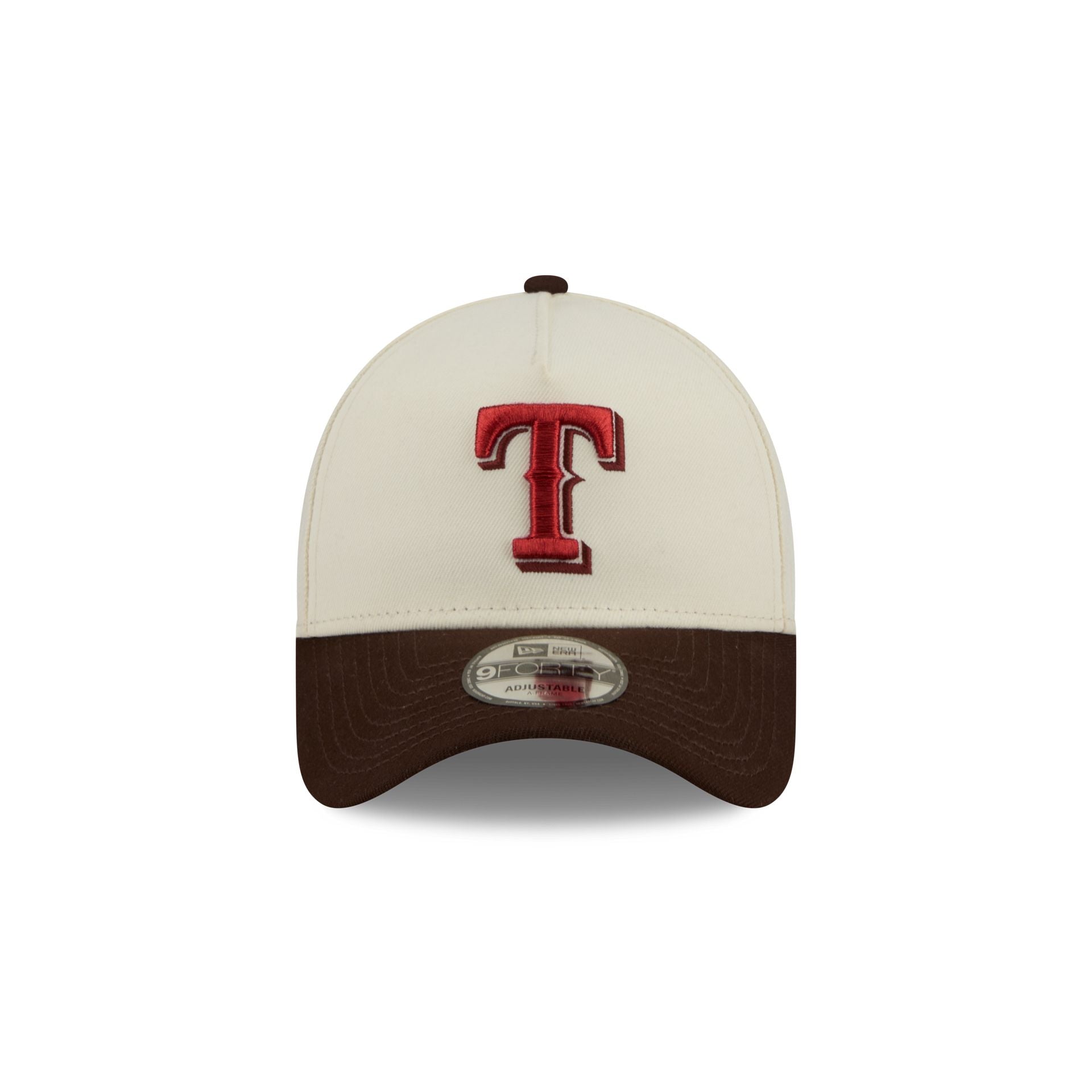 Alternative view of Texas Rangers City Script 9Forty A-Frame Snapback Hat