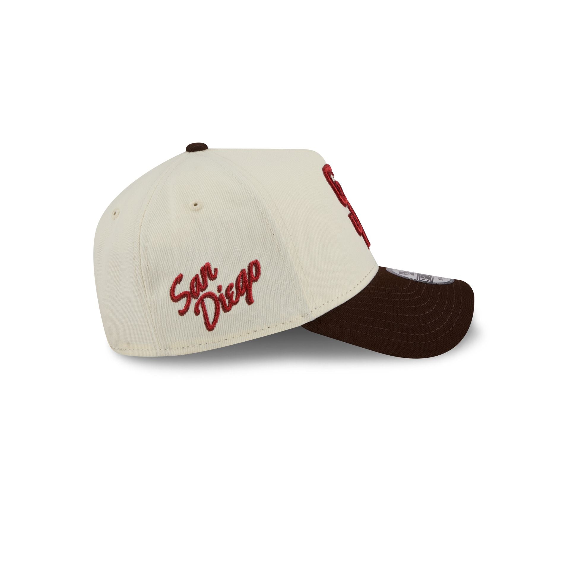 San Diego Padres City Script 9Forty A-Frame Snapback Hat - Image 4