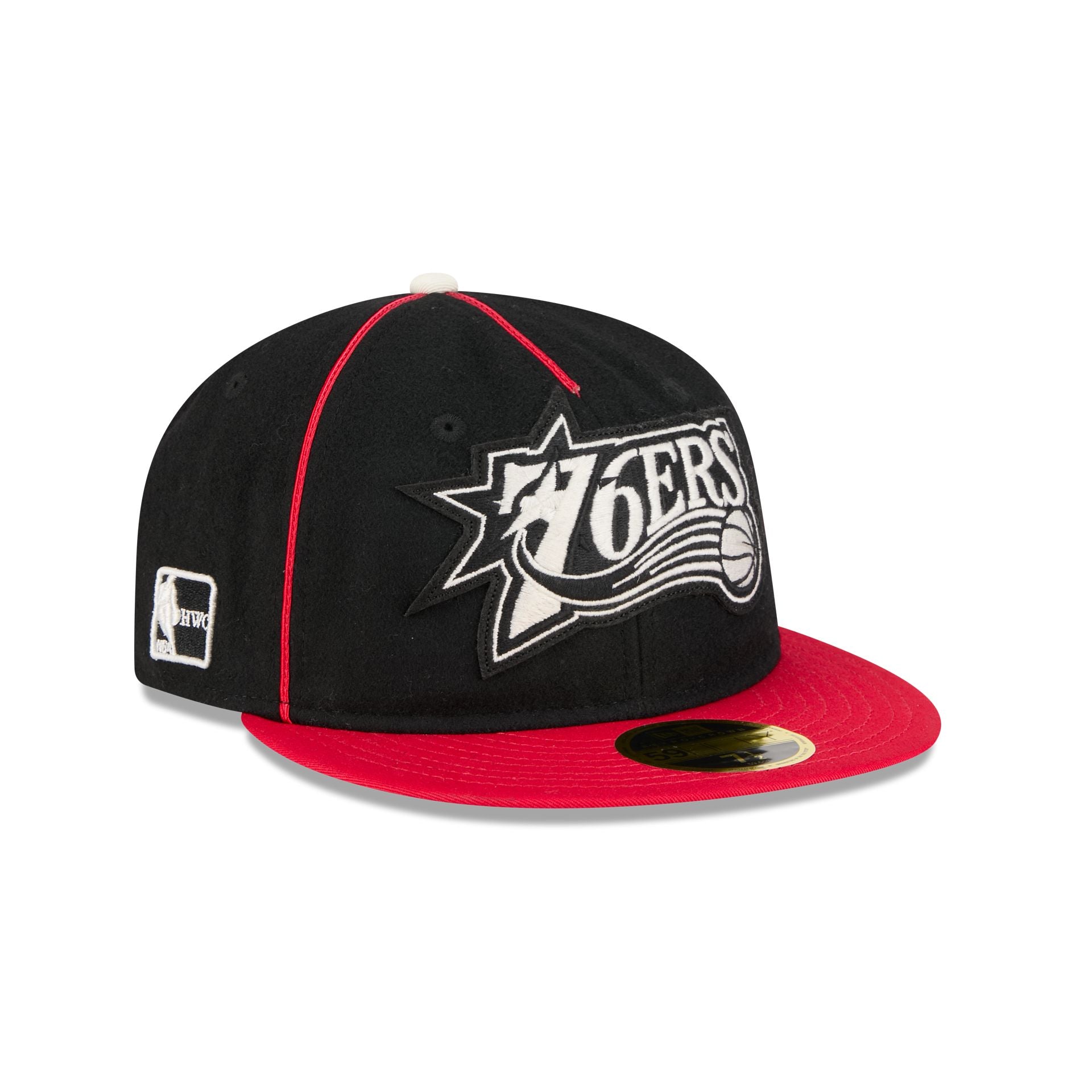 Philadelphia 76Ers Felt Logo Retro Crown 59Fifty Fitted Hat