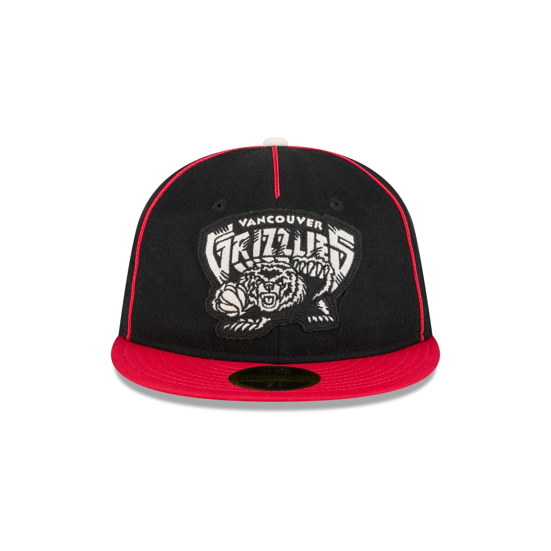 Alternative view of Vancouver Grizzlies Felt Logo Retro Crown 59Fifty Fitted Hat