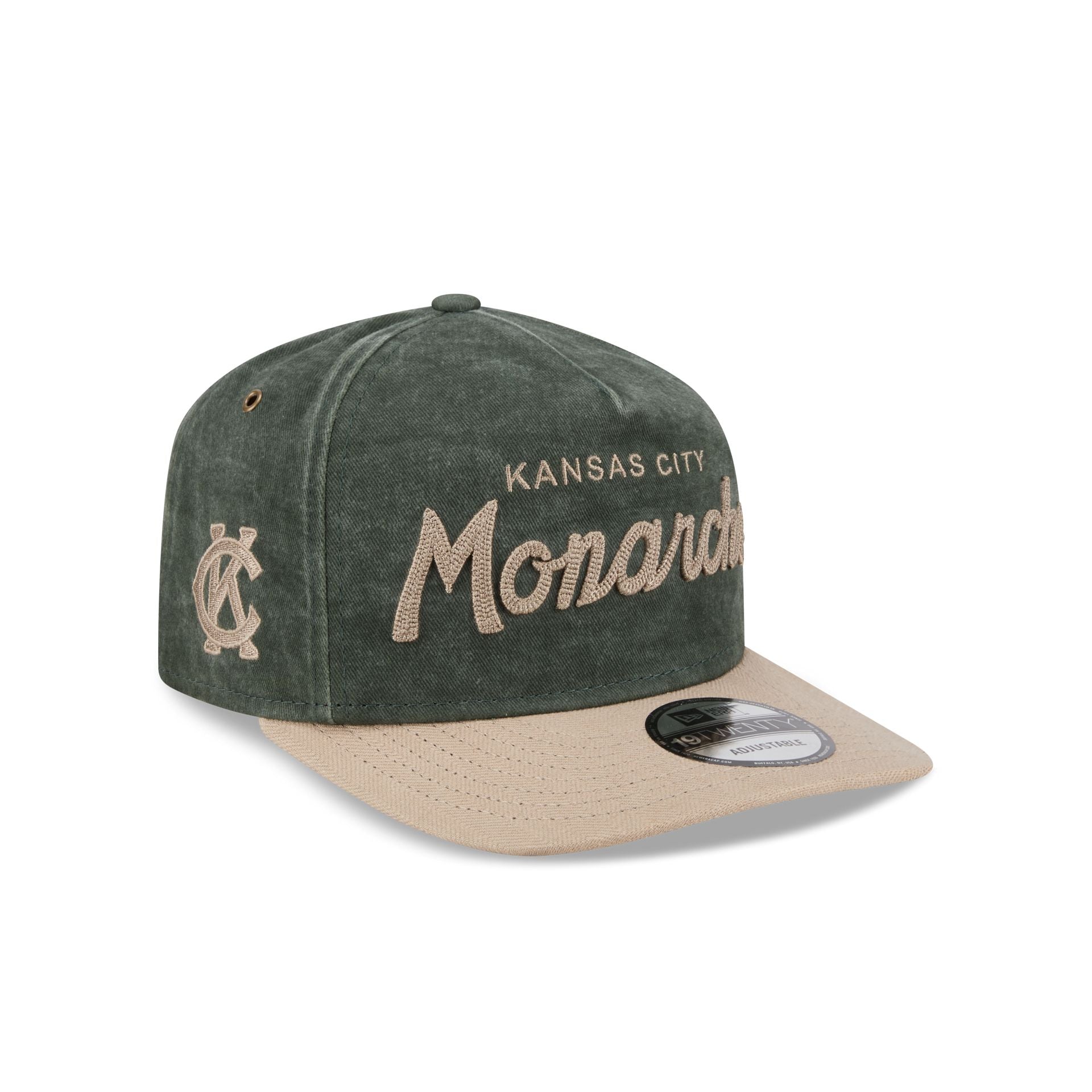 Kansas City Monarchs Chainstitch Dark Green 19Twenty Adjustable Hat