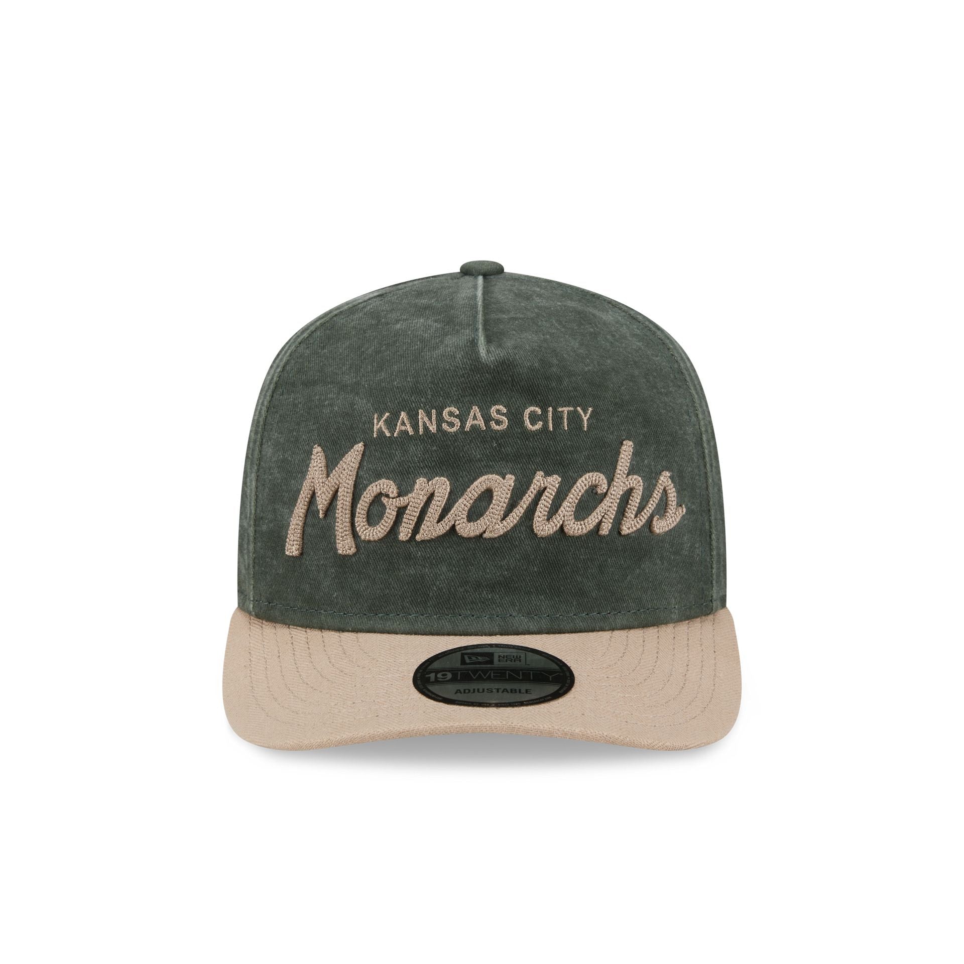 Alternative view of Kansas City Monarchs Chainstitch Dark Green 19Twenty Adjustable Hat