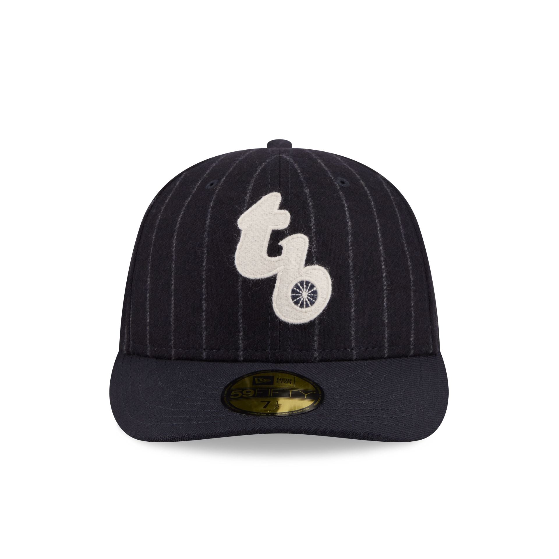 Alternative view of Tampa Bay Rays Pinstripe Merino & Cashmere Moon 59Fifty Fitted Hat