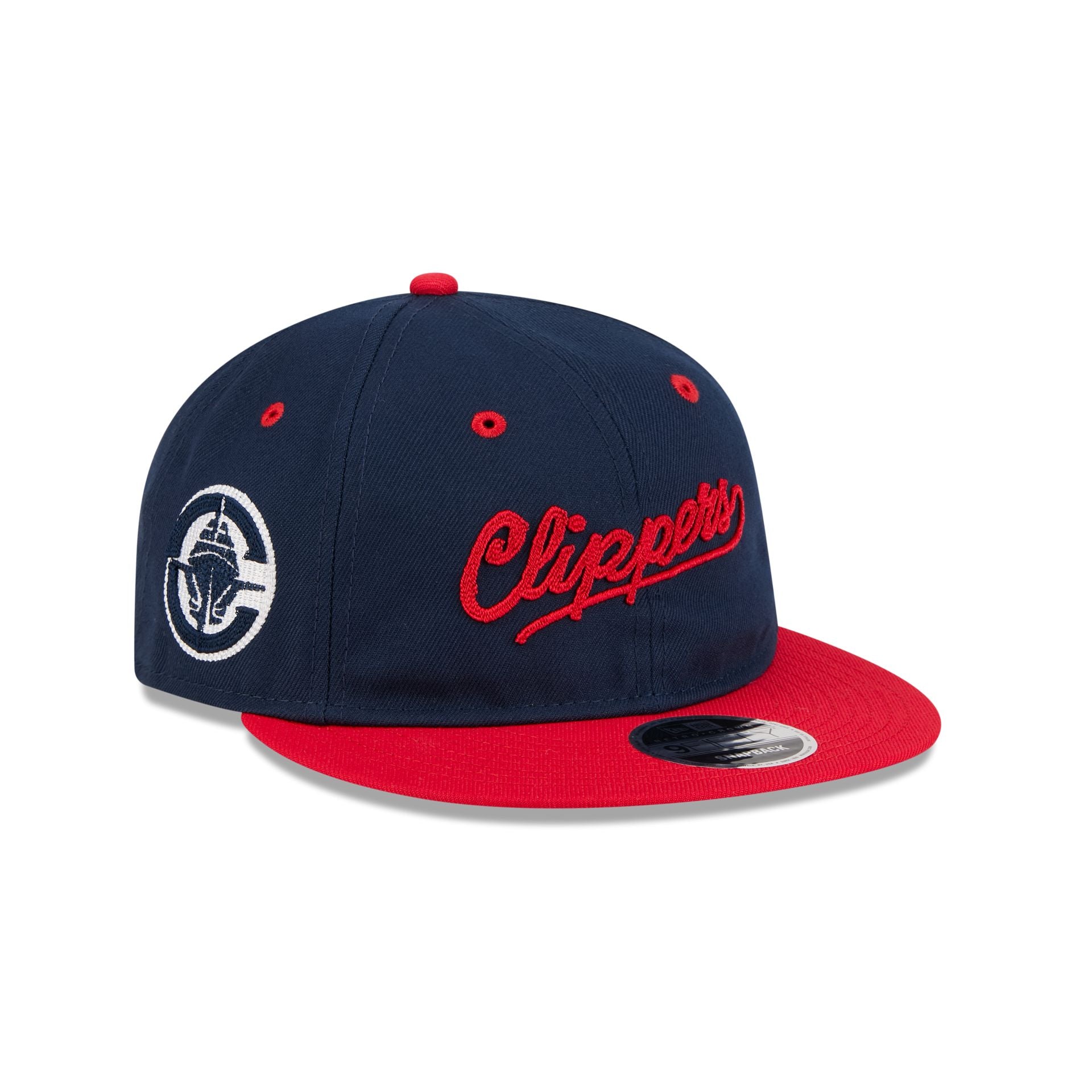 Los Angeles Clippers Chainstitch Script Retro Crown 9Fifty Snapback Hat