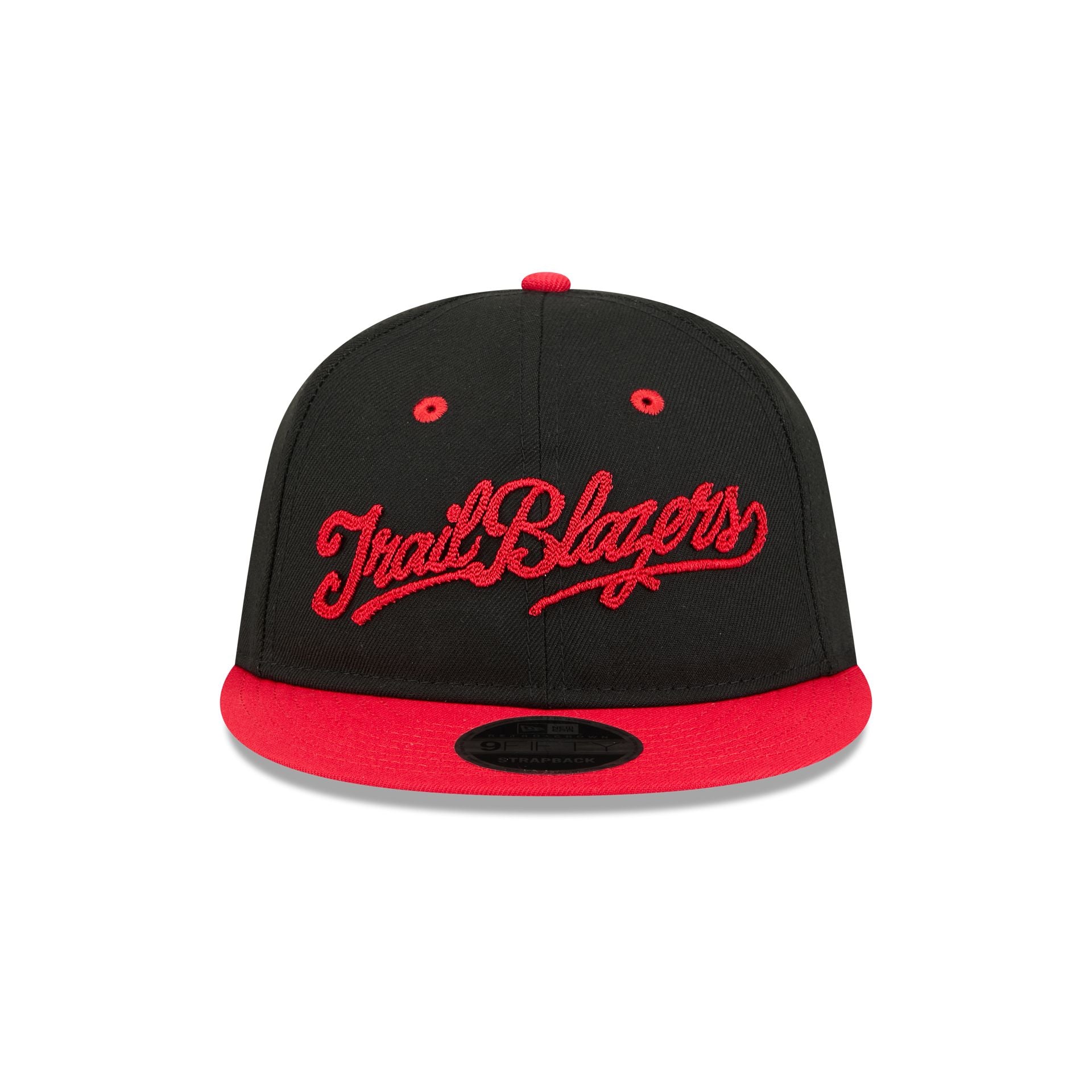 Alternative view of Portland Trail Blazers Chainstitch Script Retro Crown 9Fifty Snapback Hat