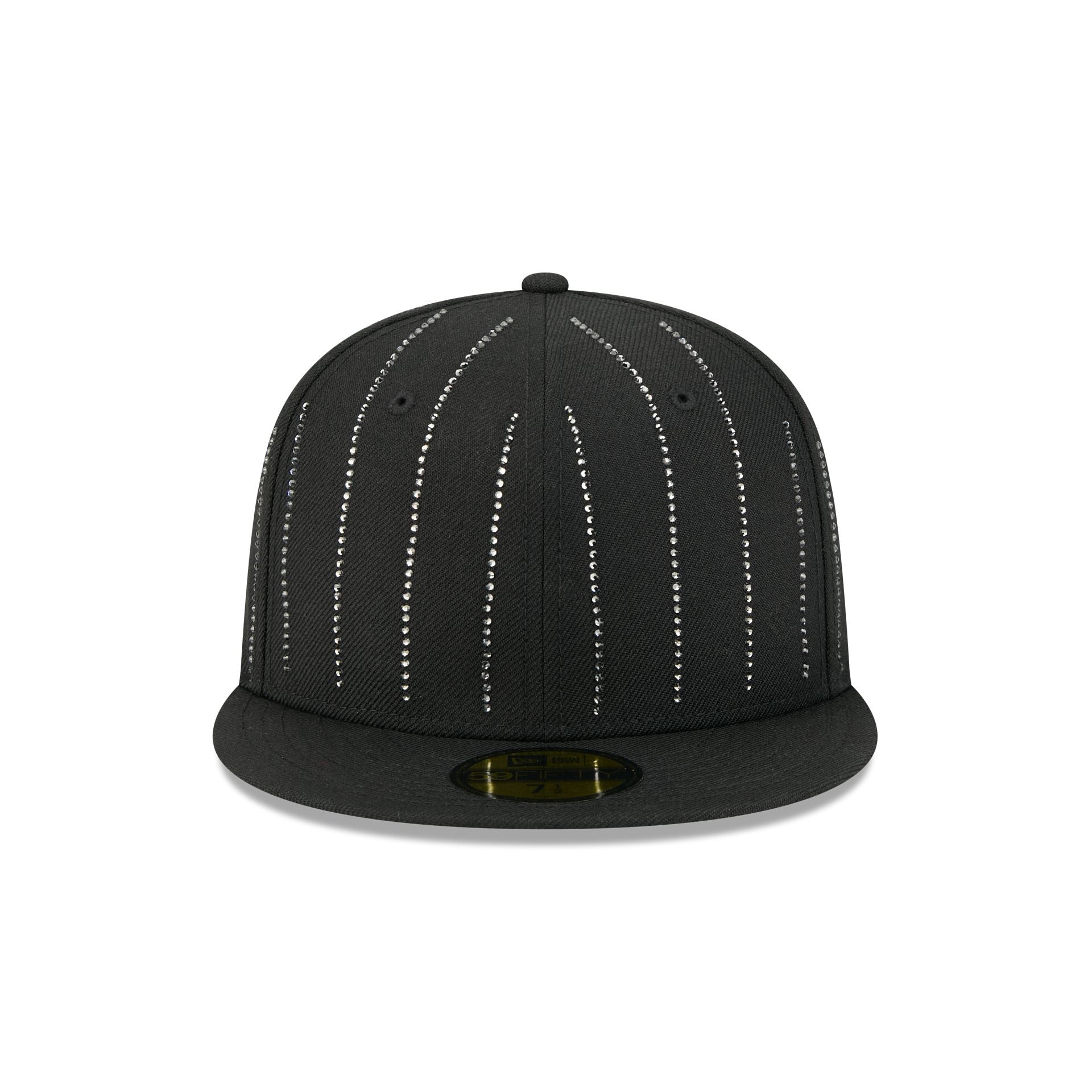 Alternative view of New Era Cap Gold Tier Crystal Pinstripe 59Fifty Fitted Hat