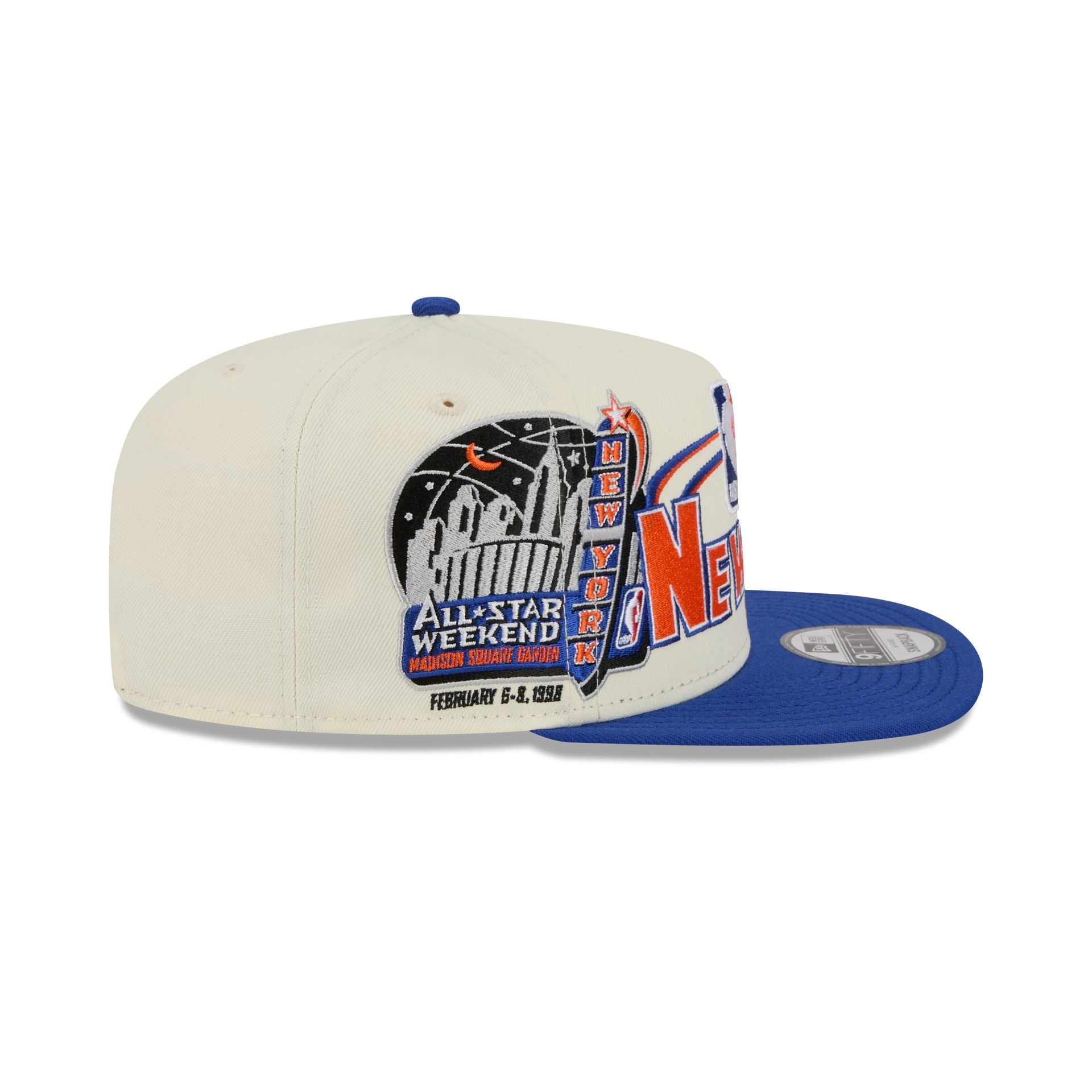 New York Knicks Hardwood Classics 1998 All-Star Game 9Fifty A-Frame Snapback Hat - Image 4