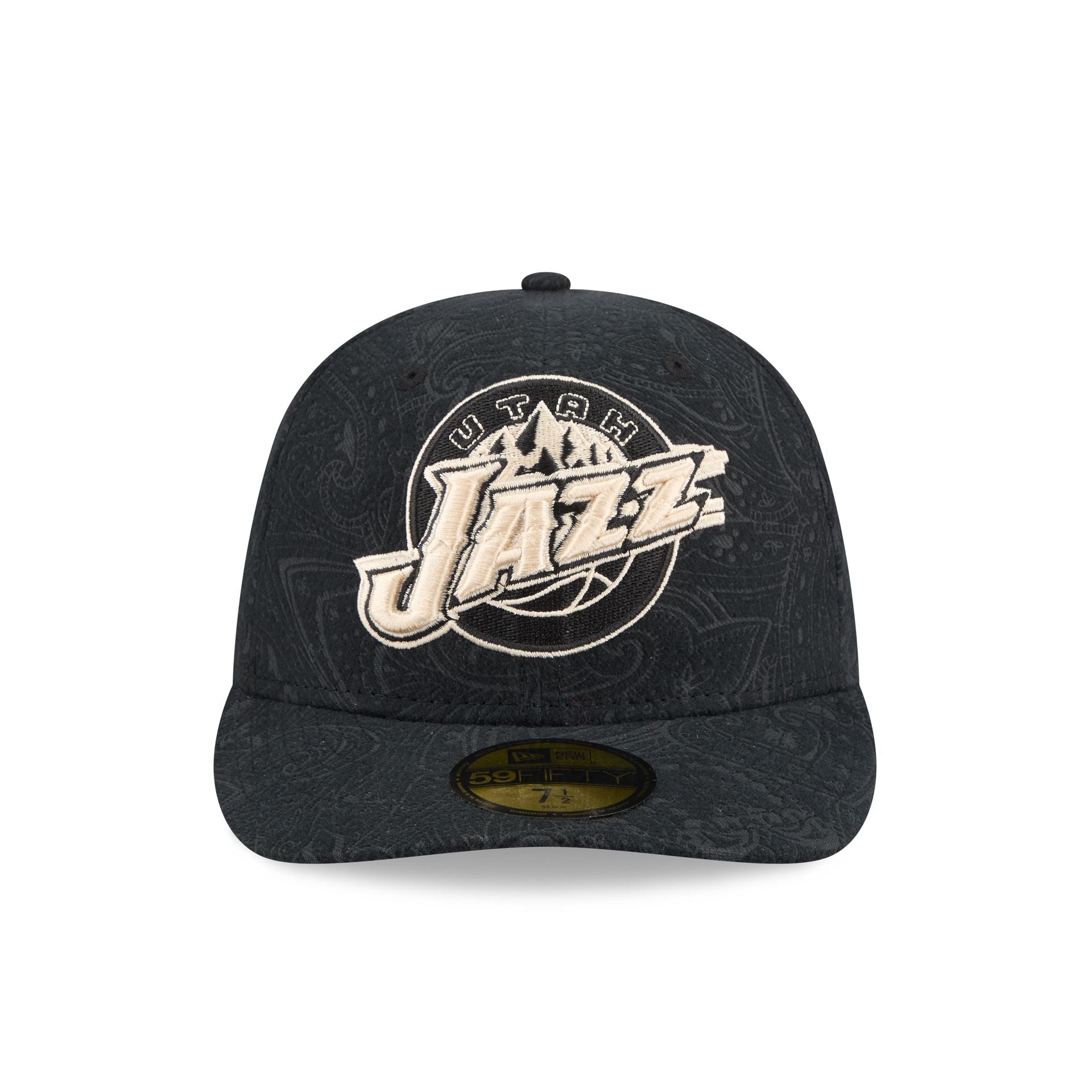 Alternative view of Utah Jazz Three Looms Brushed Cotton 59Fifty Fitted Hat