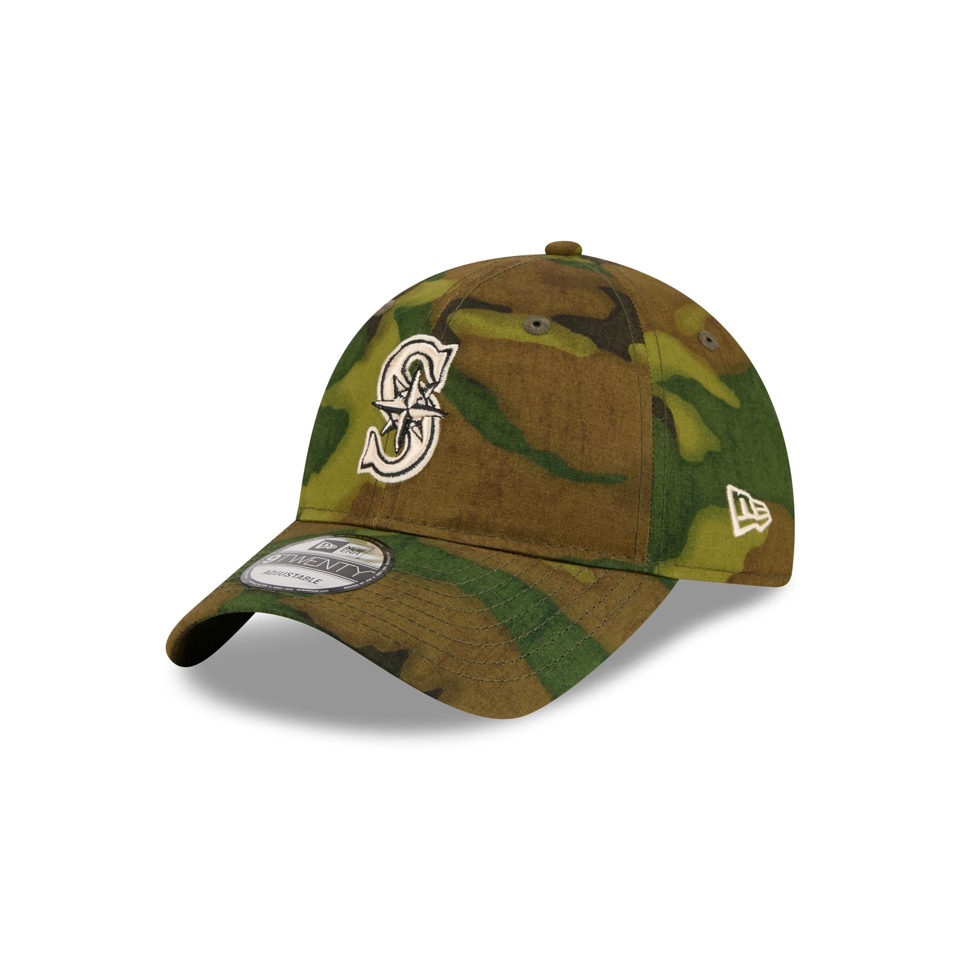Seattle Mariners Three Looms Ripstop Camo 9Twenty Adjustable Hat