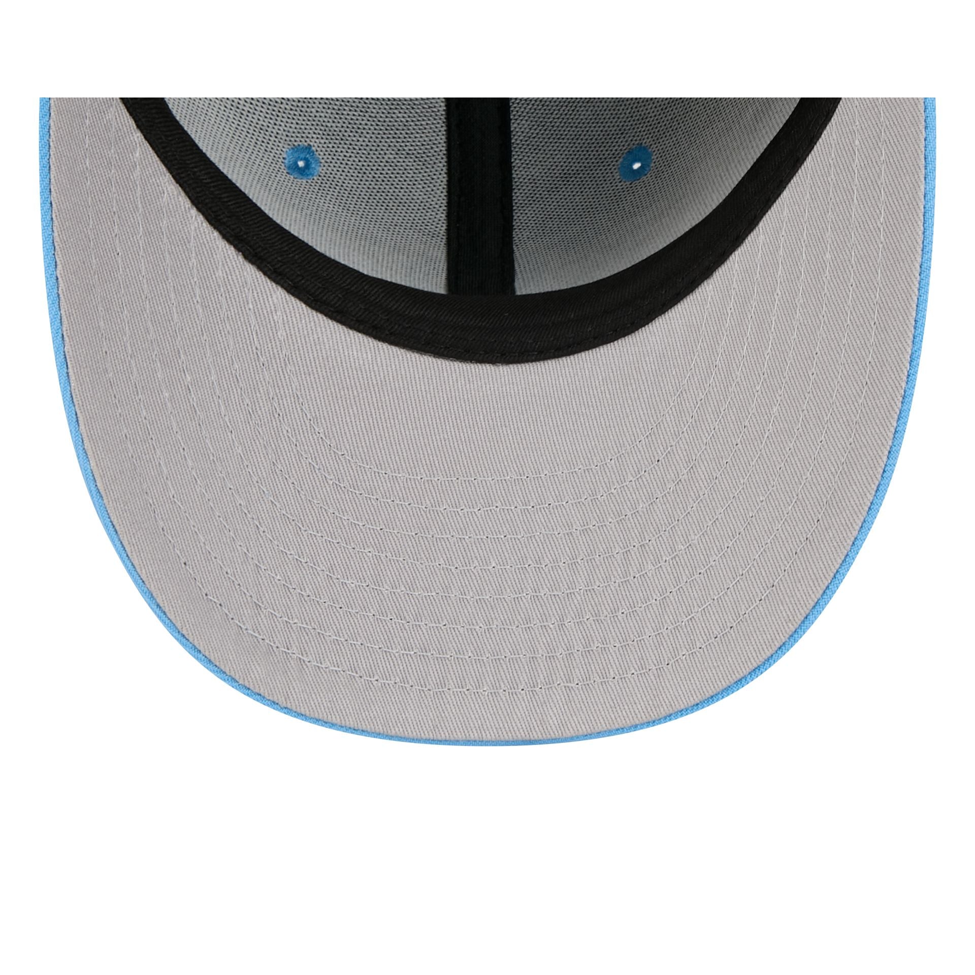 New York Mets Three Looms Tweedy Cotton Radiant Blue 59Fifty Fitted Hat - Image 7