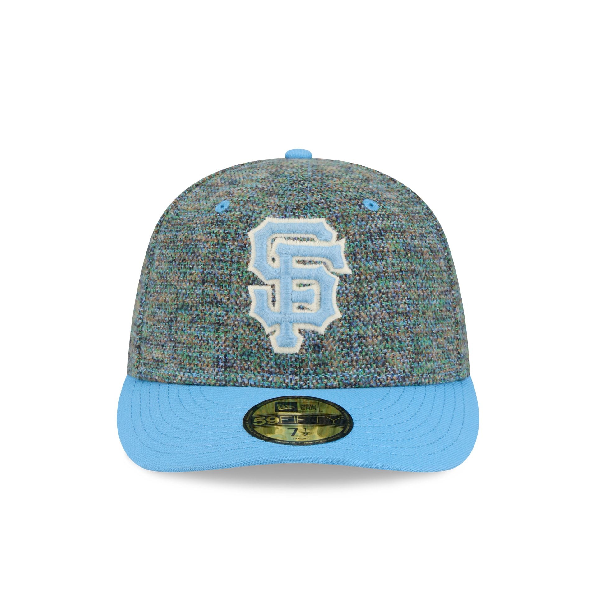Alternative view of San Francisco Giants Three Looms Tweedy Cotton Radiant Blue 59Fifty Fitted Hat