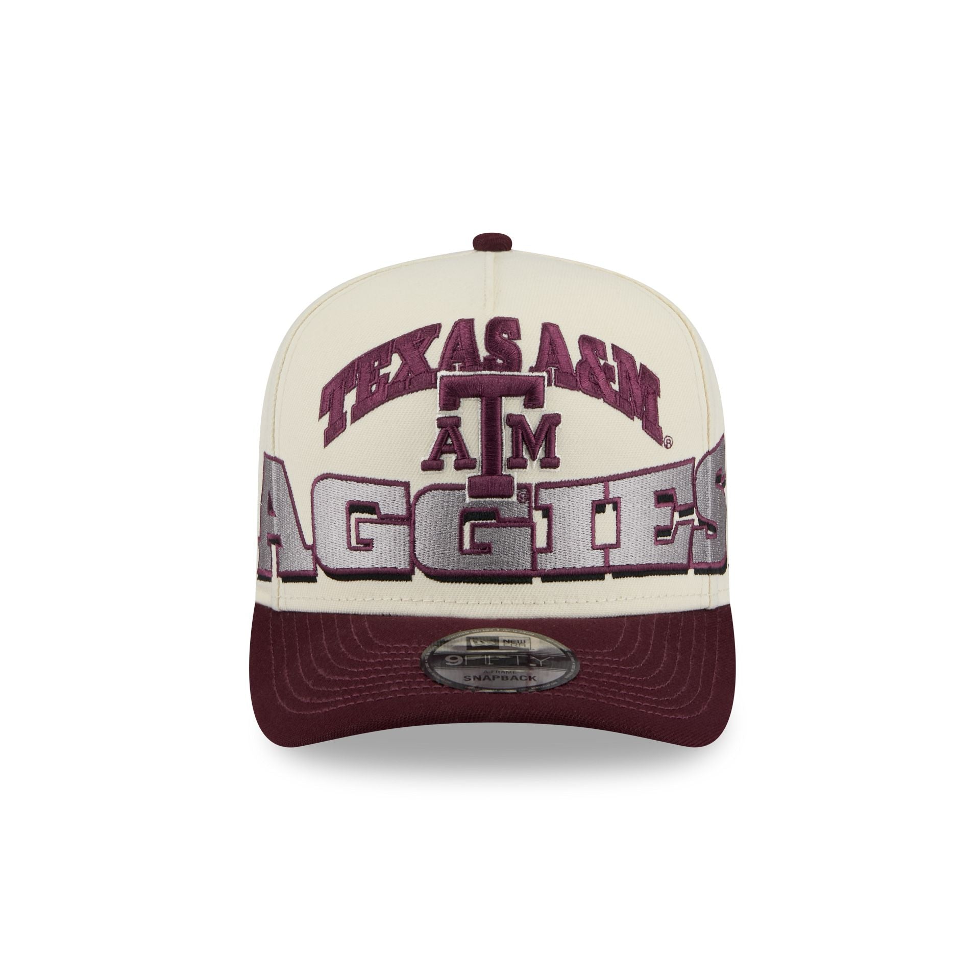 Alternative view of Texas A&M Aggies March Madness Chrome 9Fifty A-Frame Snapback Hat