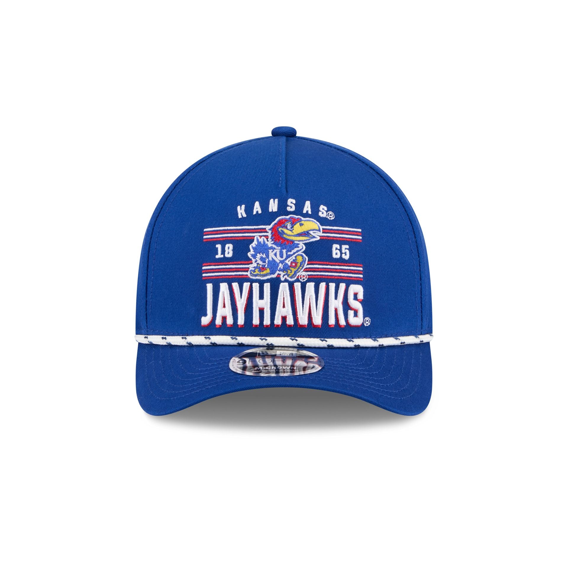 Alternative view of Kansas Jayhawks March Madness 9Forty M-Crown A-Frame Snapback Hat