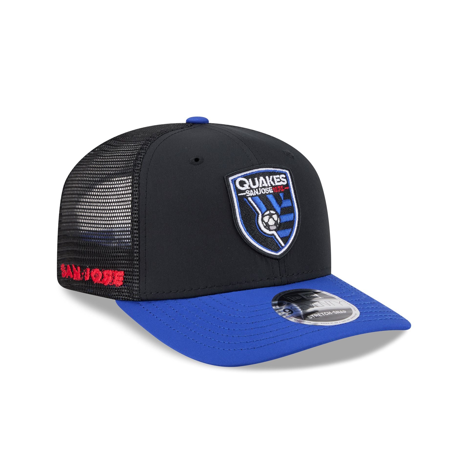 San Jose Earthquakes 2026 Jersey Hook 9Seventy Trucker Hat