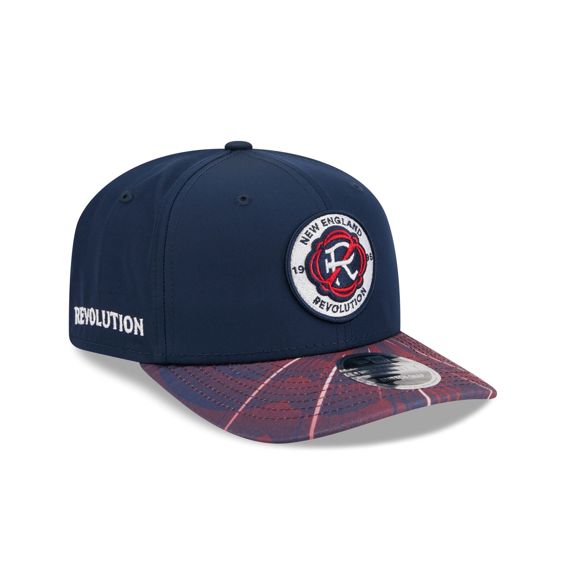 New England Revolution 2026 Jersey Hook 9Seventy Stretch-Snap Hat