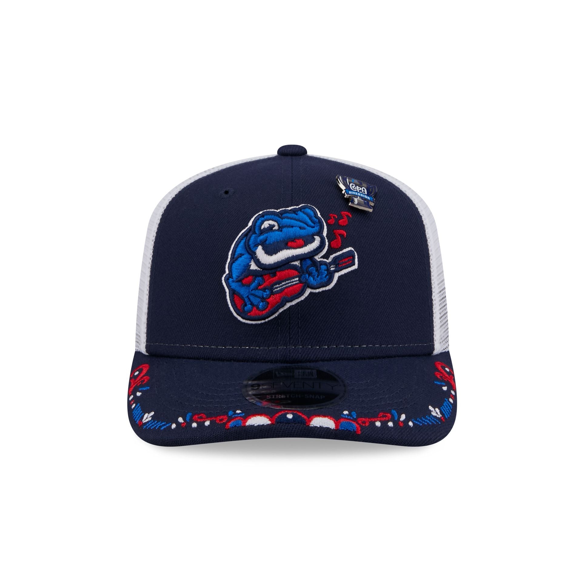 Alternative view of Lehigh Valley Ironpigs 2026 Copa De La DiversióN 9Seventy Trucker Hat