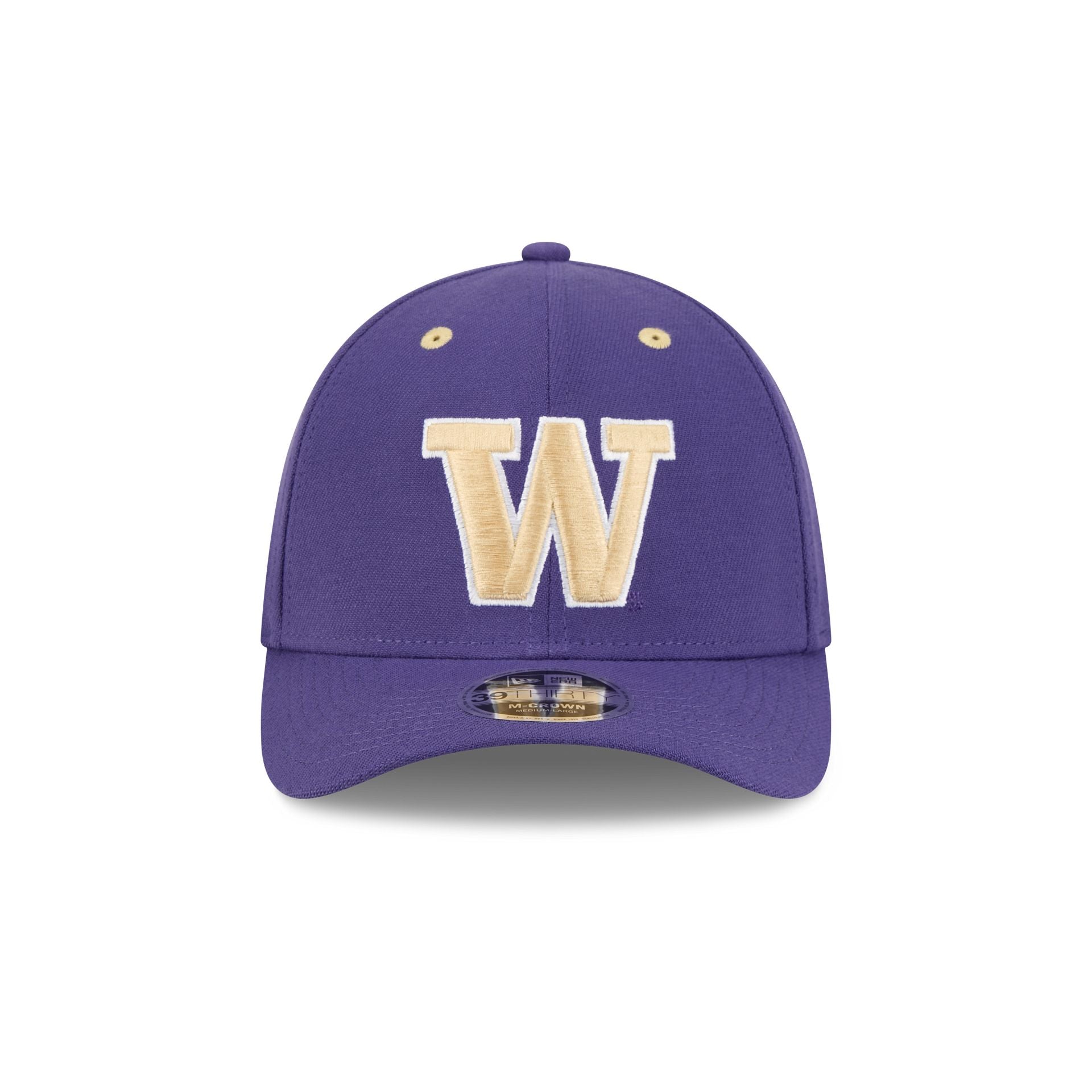Alternative view of New Era X Adidas Washington Huskies Purple 39Thirty M-Crown Stretch Fit Hat