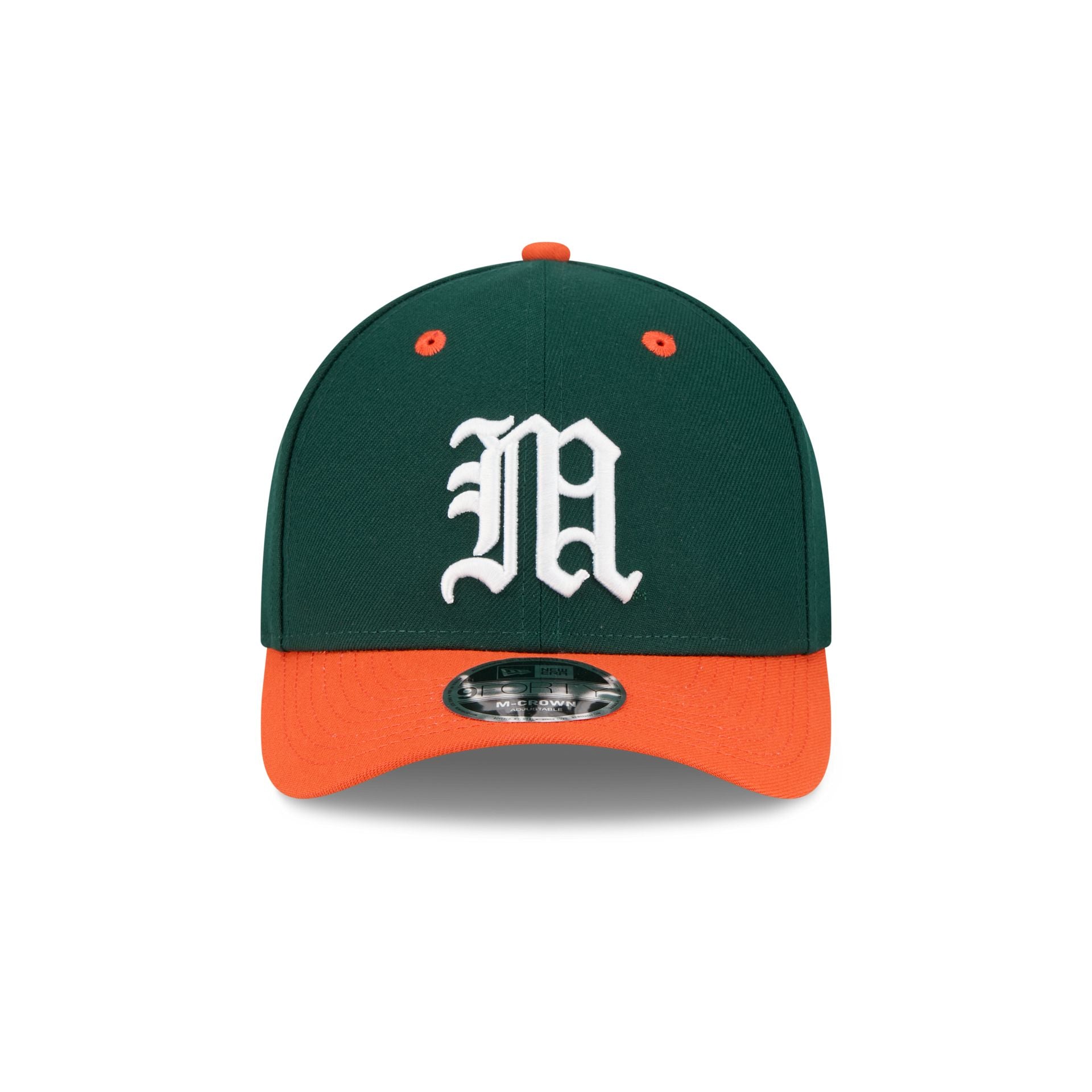 Alternative view of New Era X Adidas Miami Hurricanes Dark Green 9Forty M-Crown Snapback Hat