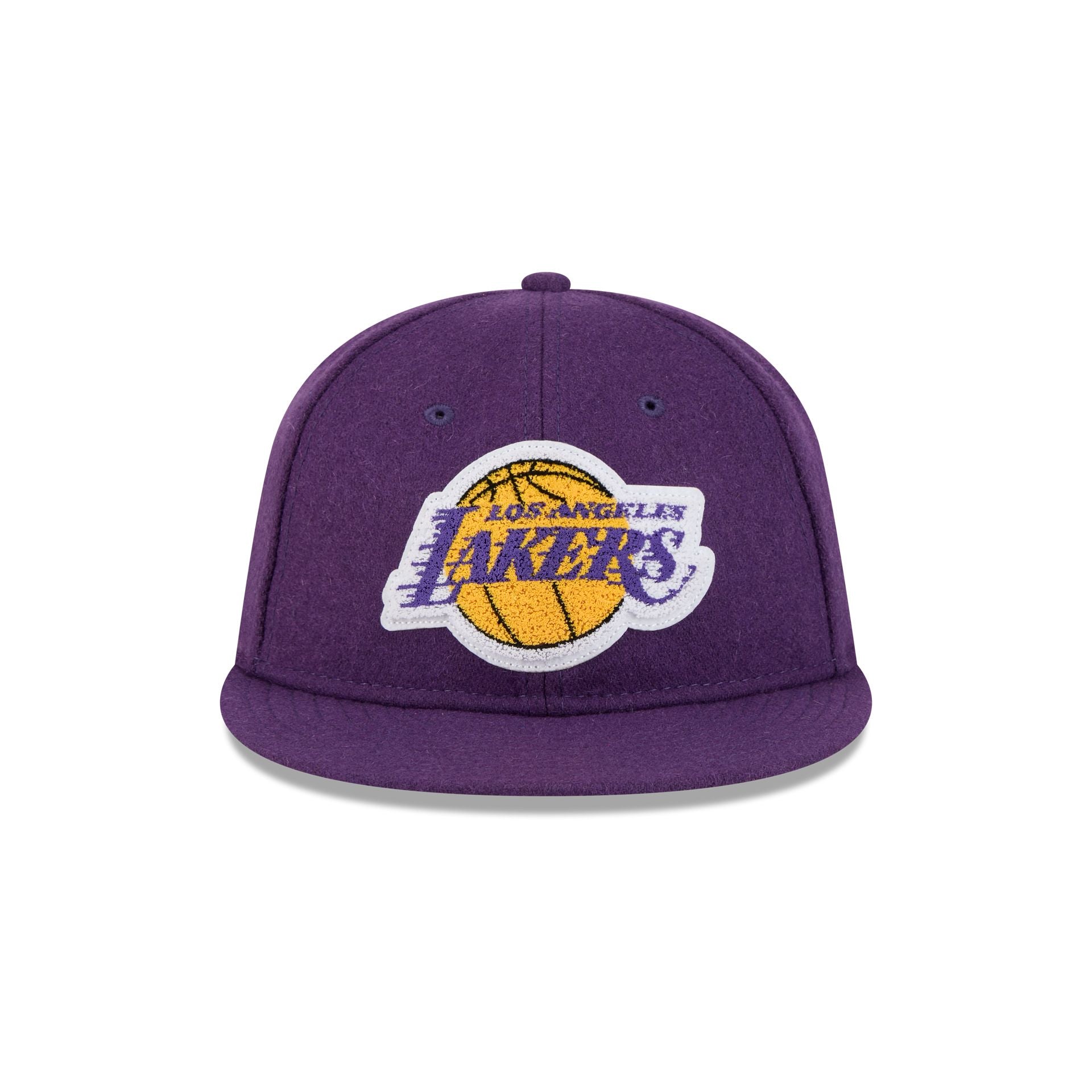 Alternative view of Los Angeles Lakers Chenille Woven Retro Crown 9Fifty Adjustable Hat
