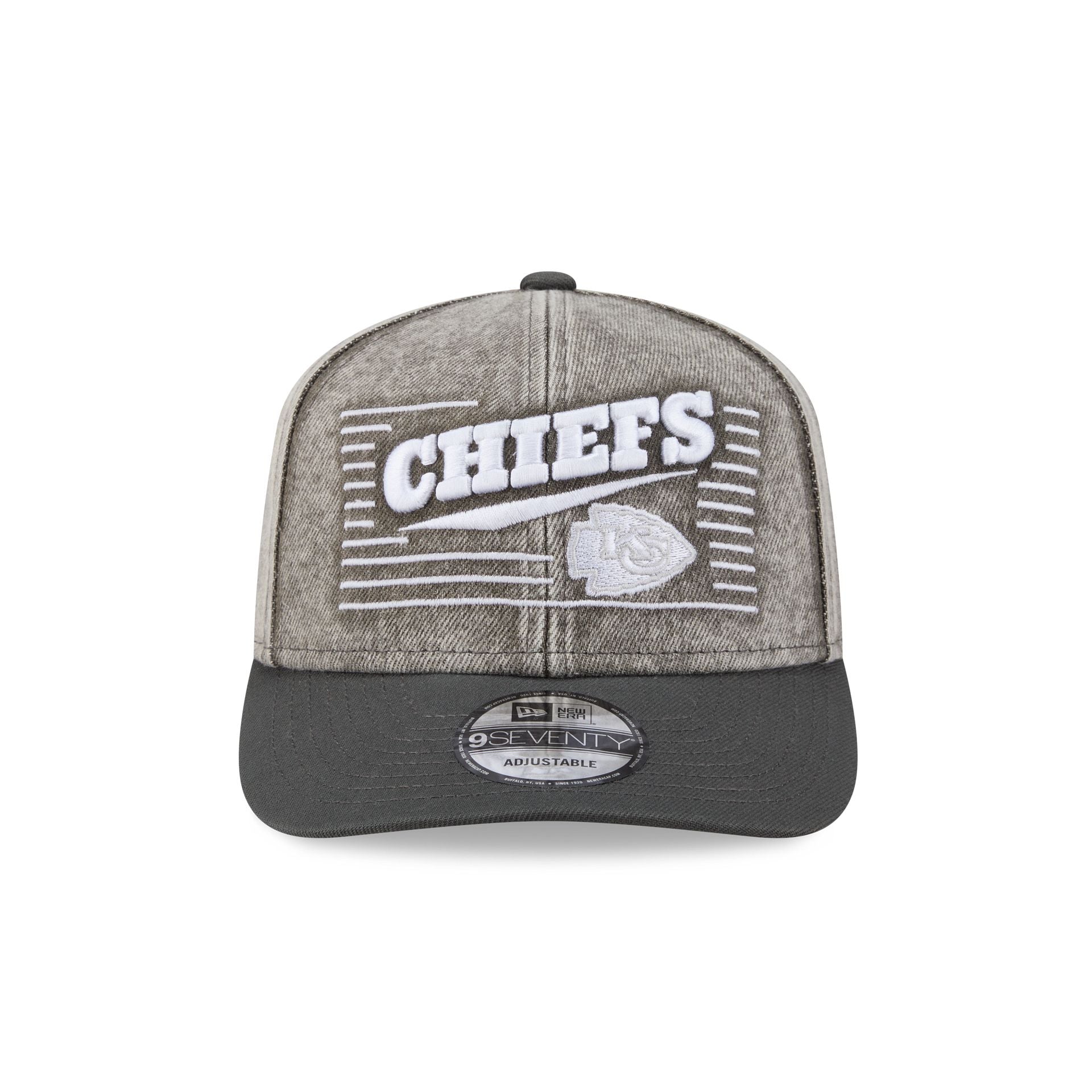 Alternative view of Kansas City Chiefs Washed Denim 9Seventy Adjustable Hat