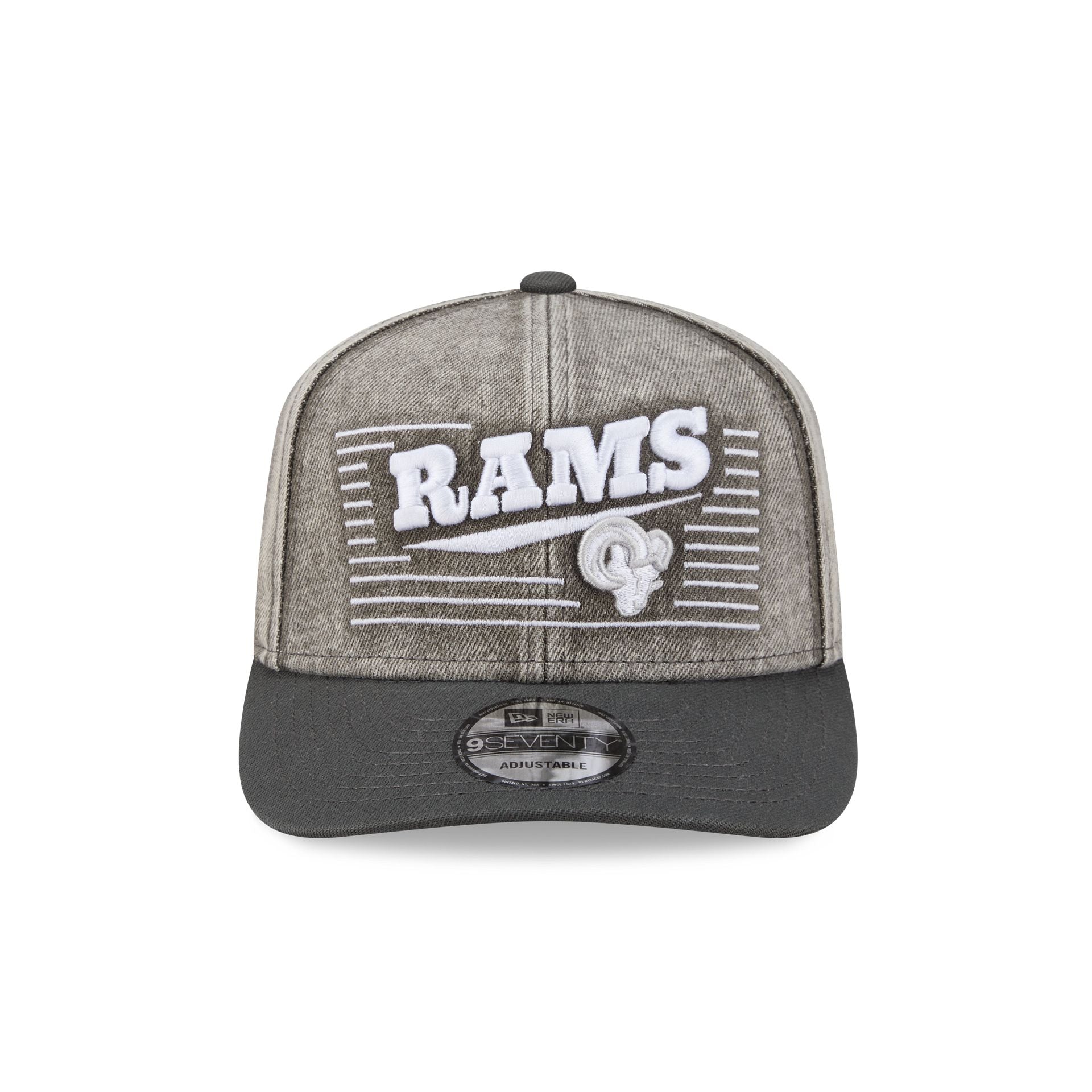 Alternative view of Los Angeles Rams Washed Denim 9Seventy Adjustable Hat