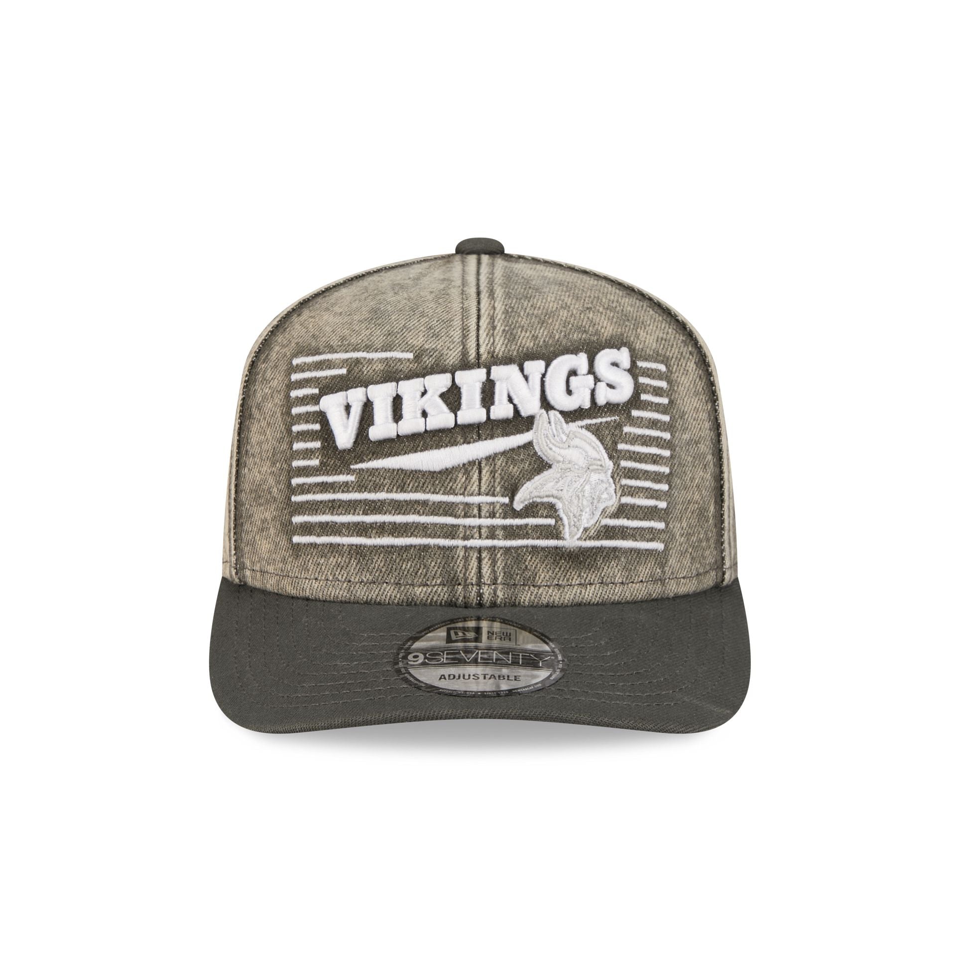 Alternative view of Minnesota Vikings Washed Denim 9Seventy Adjustable Hat
