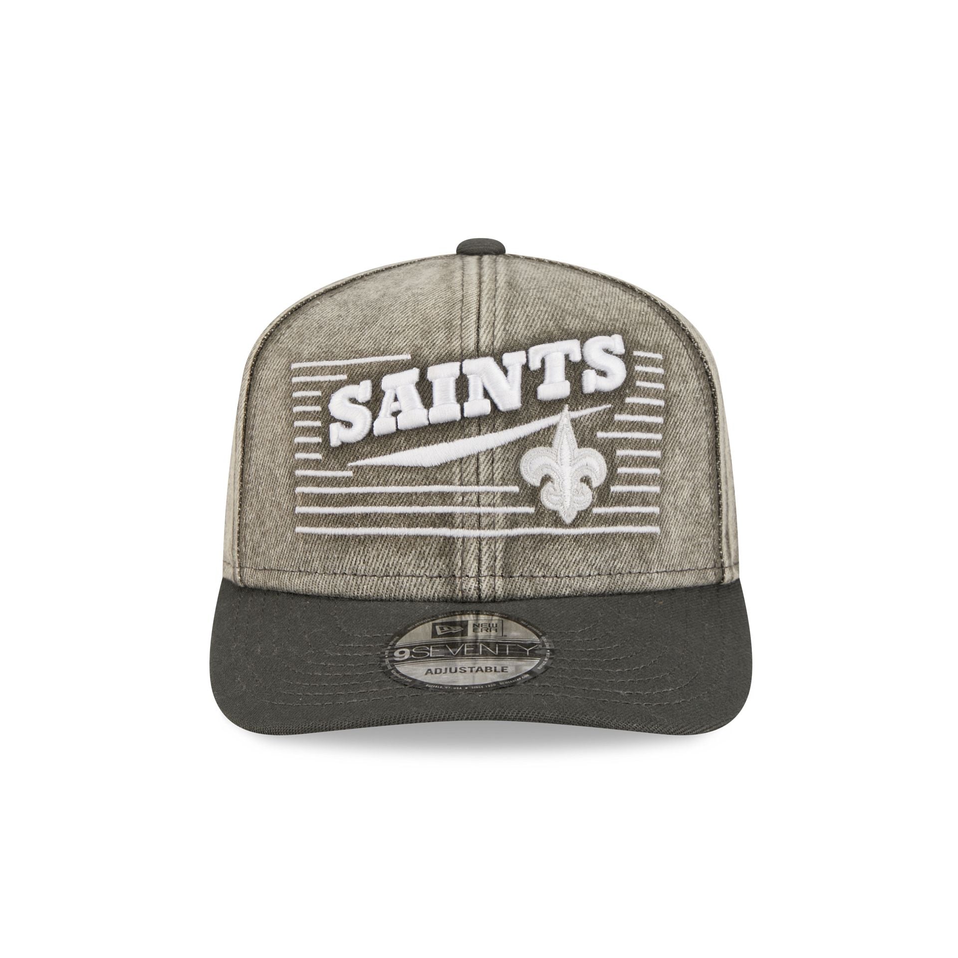 Alternative view of New Orleans Saints Washed Denim 9Seventy Adjustable Hat
