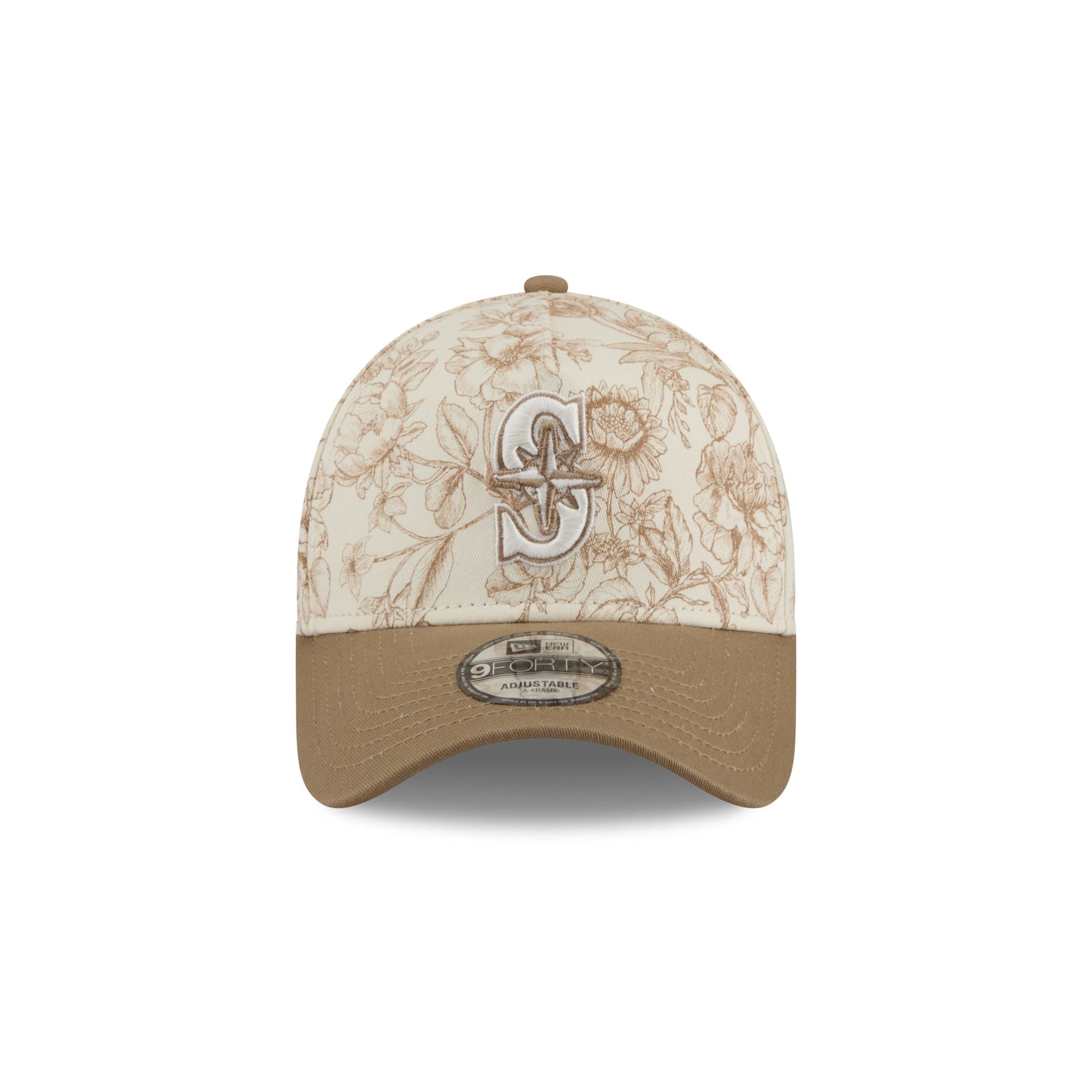 Alternative view of Seattle Mariners Spring Floral 9Forty A-Frame Snapback Hat