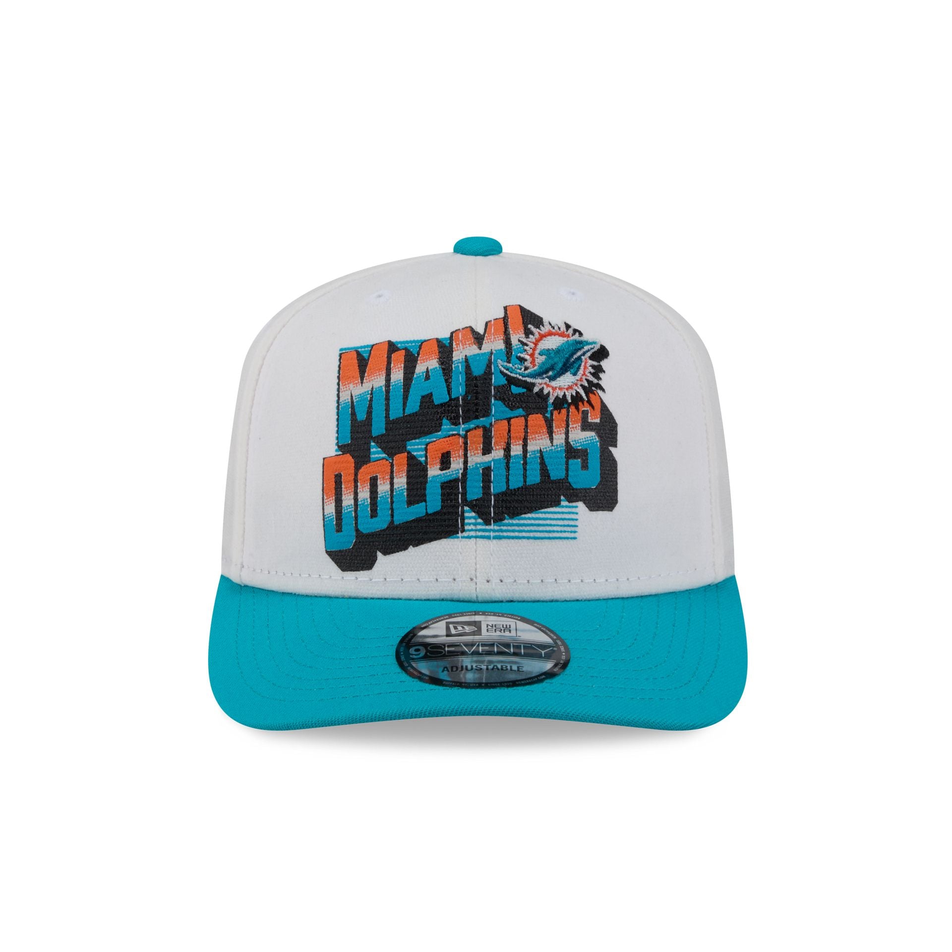 Alternative view of Miami Dolphins Duck Cloth 9Seventy Adjustable Hat