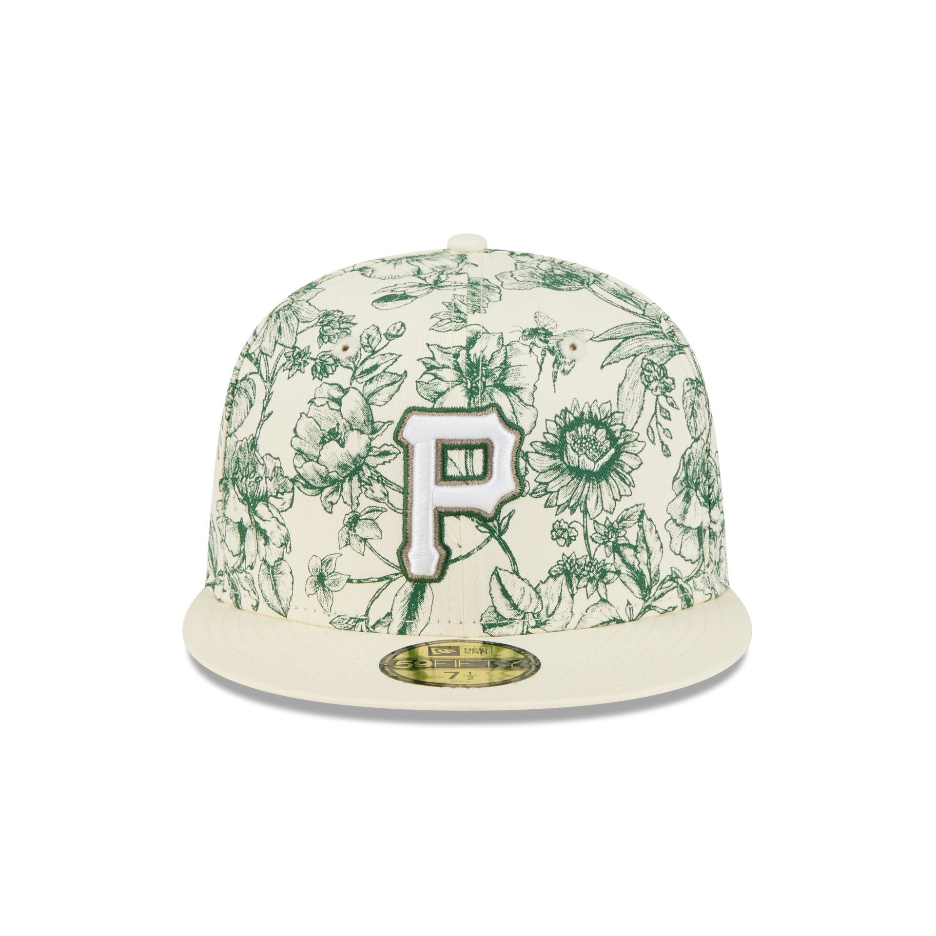 Alternative view of Pittsburgh Pirates Spring Floral 59Fifty Fitted Hat