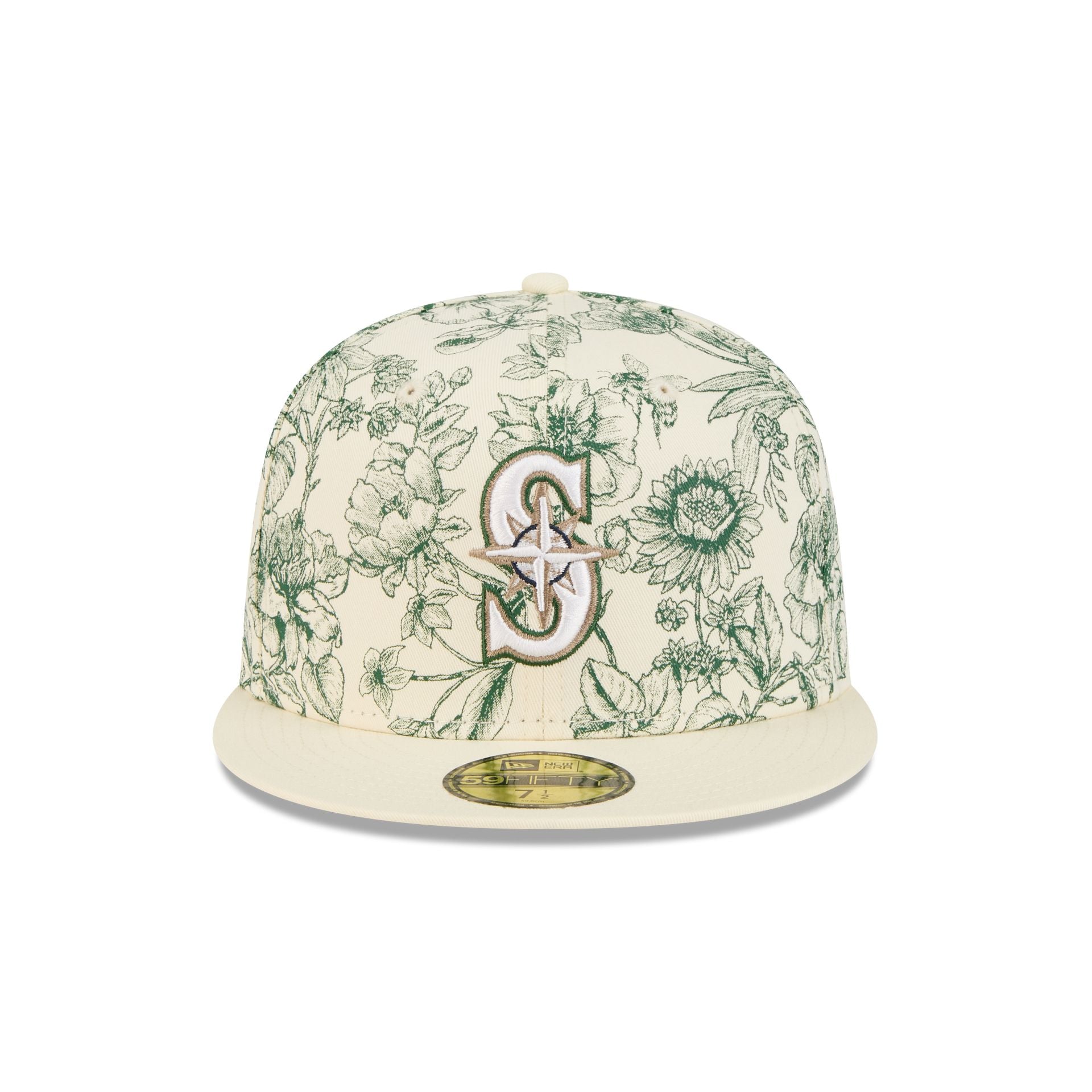 Alternative view of Seattle Mariners Spring Floral 59Fifty Fitted Hat