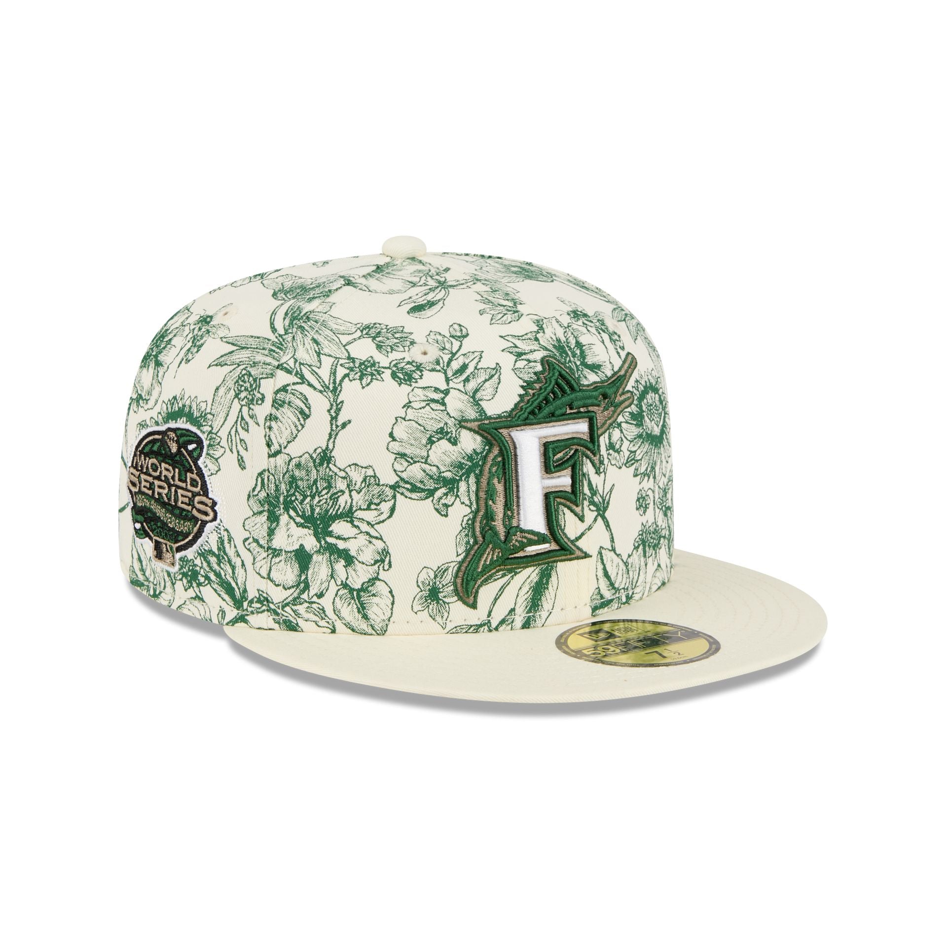 Miami Marlins Spring Floral 59Fifty Fitted Hat
