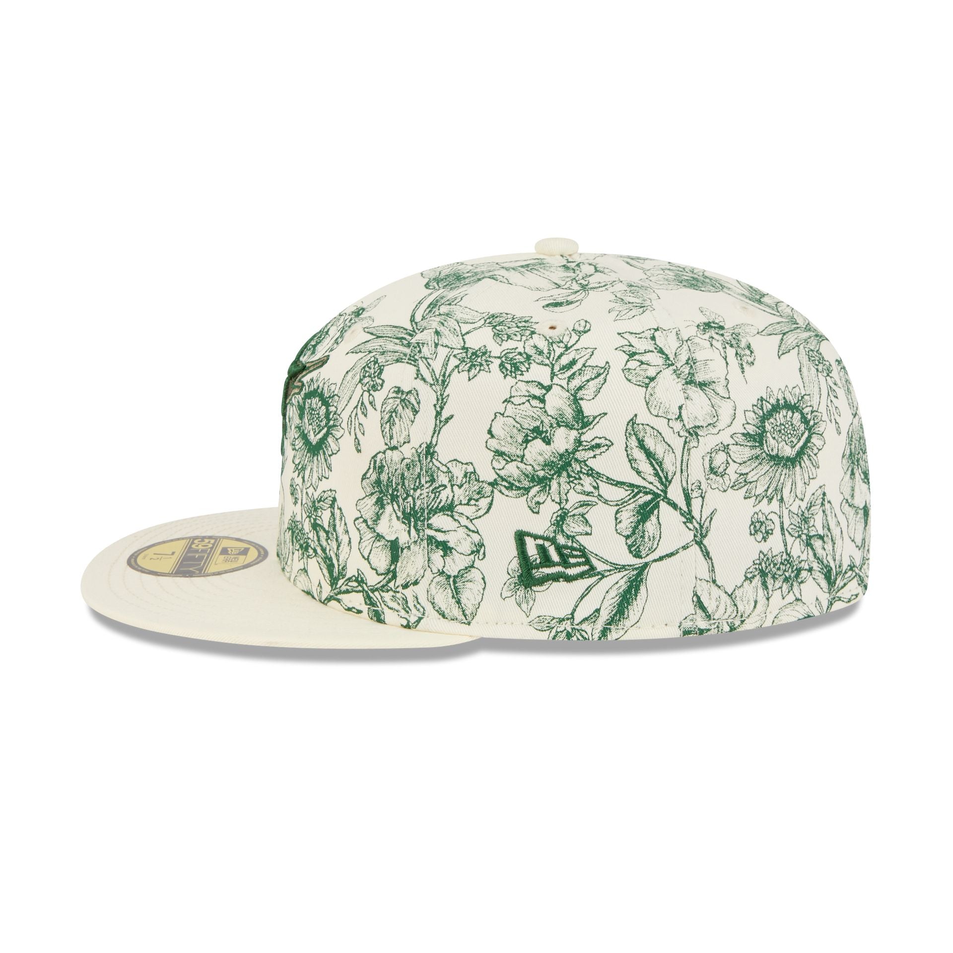 Miami Marlins Spring Floral 59Fifty Fitted Hat - Image 5